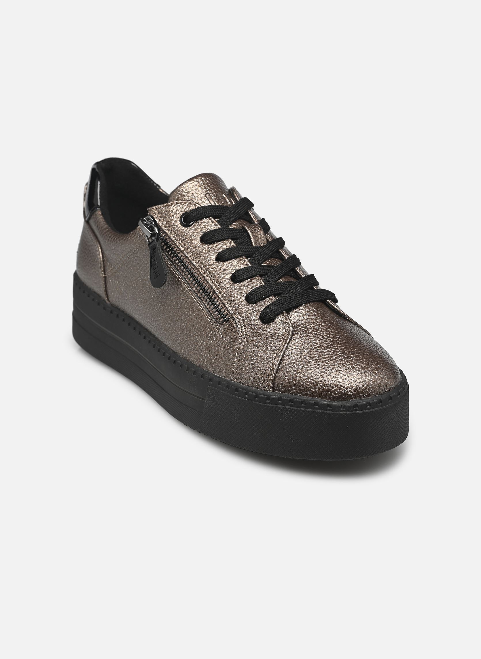 Baskets compensées 23767-43 femme argent Jana shoes Baskets compensées 23767-43 femme argent Pewter