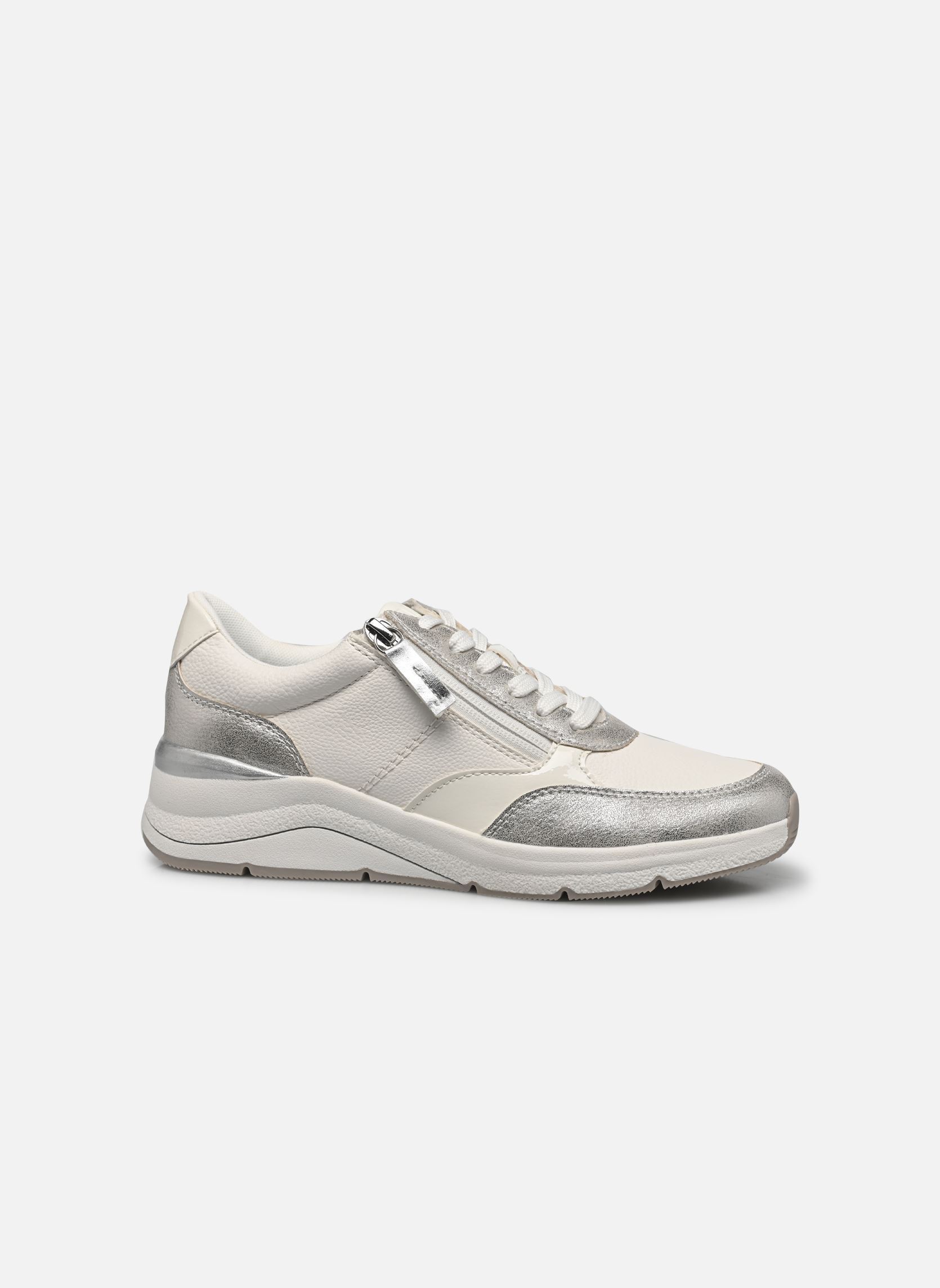 Zapatillas bajas 23777-43 mujer blanco Jana shoes Zapatillas bajas 23777-43 mujer blanco WHITE/SILVER