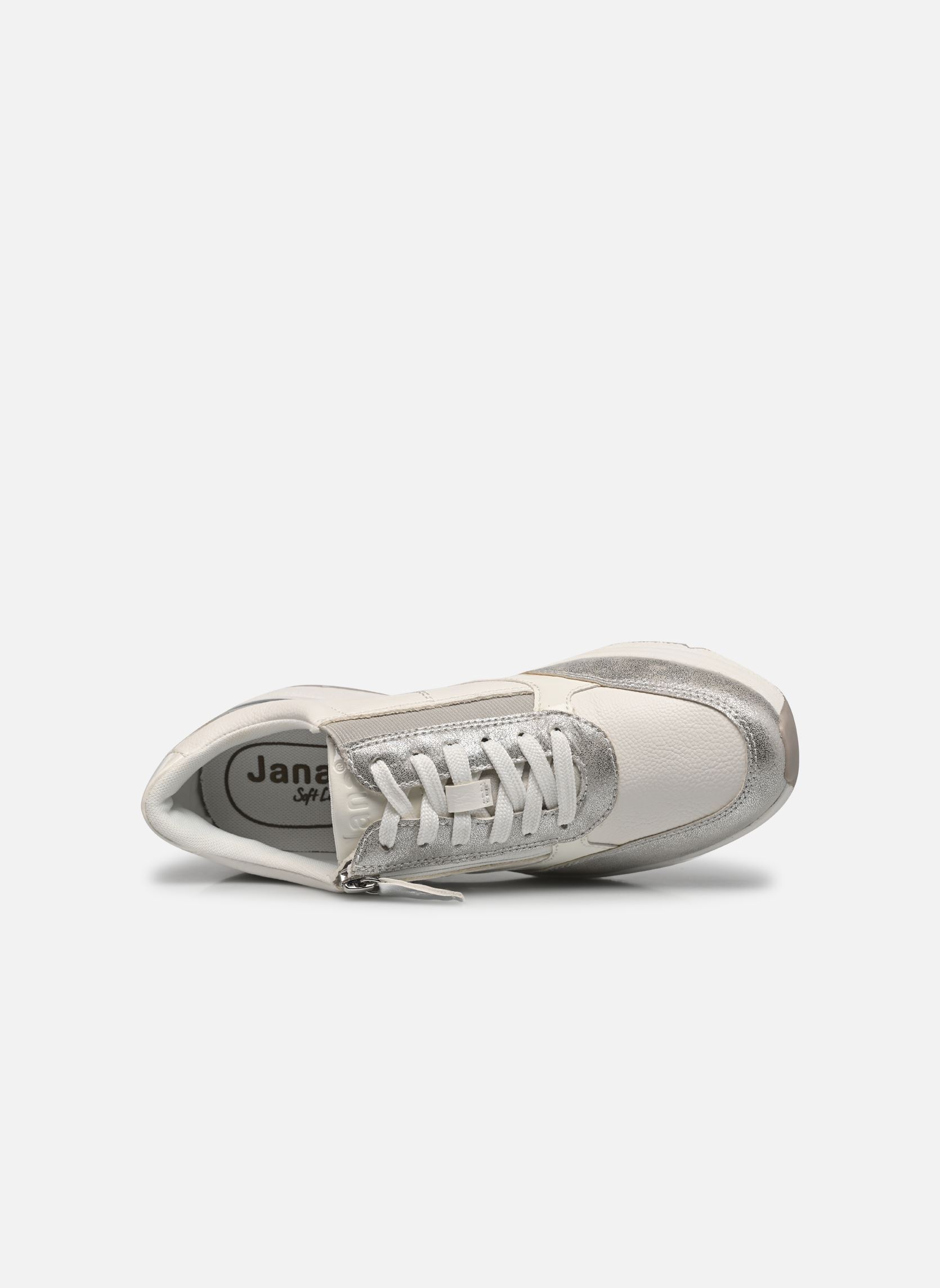 Zapatillas bajas 23777-43 mujer blanco Jana shoes Zapatillas bajas 23777-43 mujer blanco WHITE/SILVER