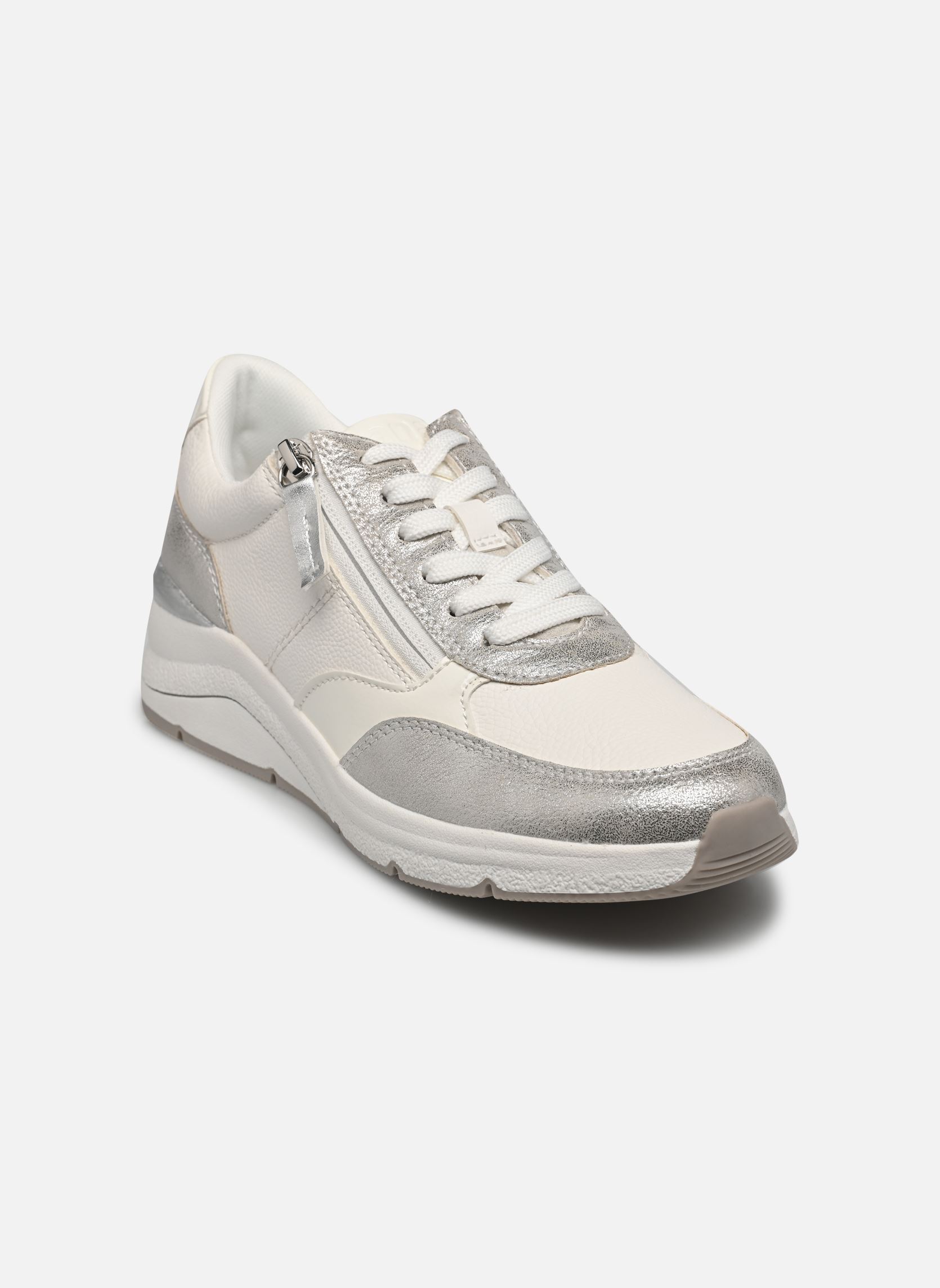 Zapatillas bajas 23777-43 mujer blanco Jana shoes Zapatillas bajas 23777-43 mujer blanco WHITE/SILVER