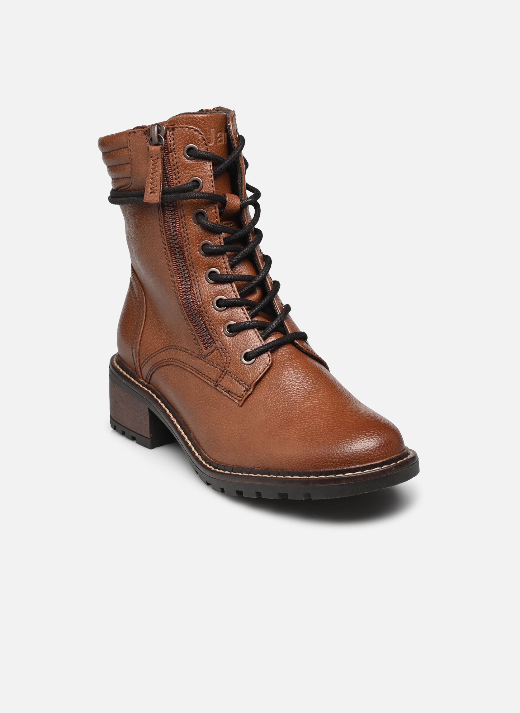 Geschnürte Stiefeletten 25267-43 damen braun Jana shoes Geschnürte Stiefeletten 25267-43 damen braun Cognac