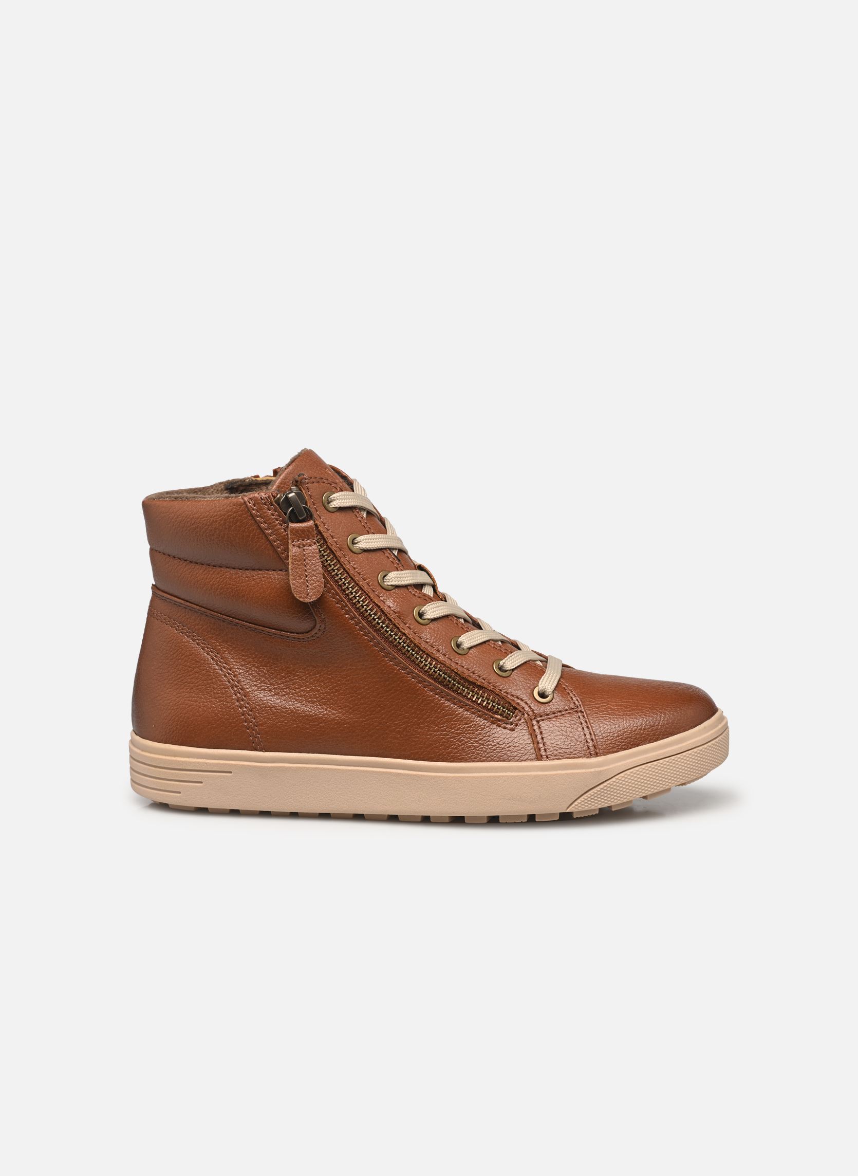 Baskets montantes 25269-43 femme marron Jana shoes Baskets montantes 25269-43 femme marron Cognac
