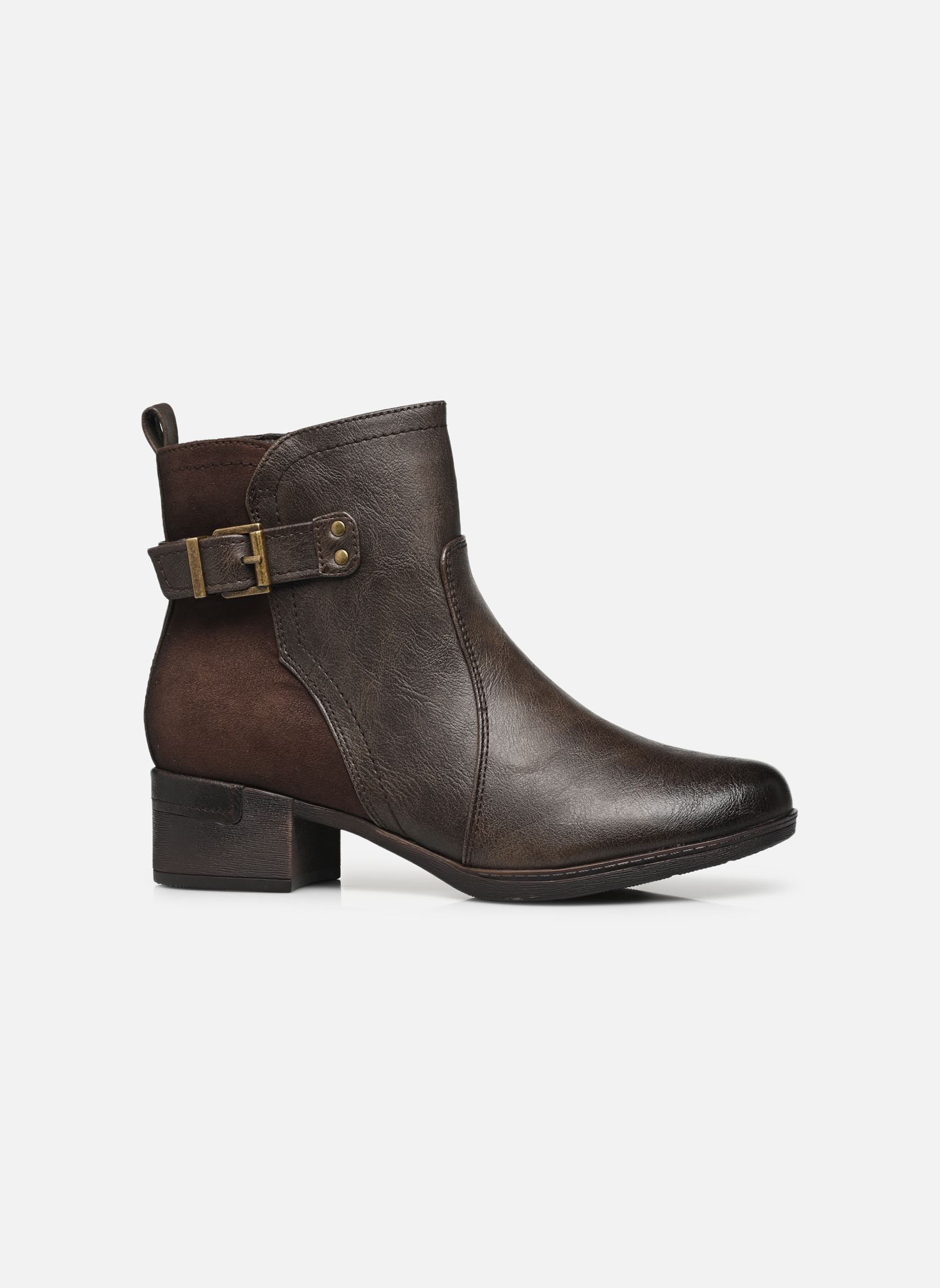 Bottines et boots 25374-43 femme marron Jana shoes Bottines et boots 25374-43 femme marron MOCCA