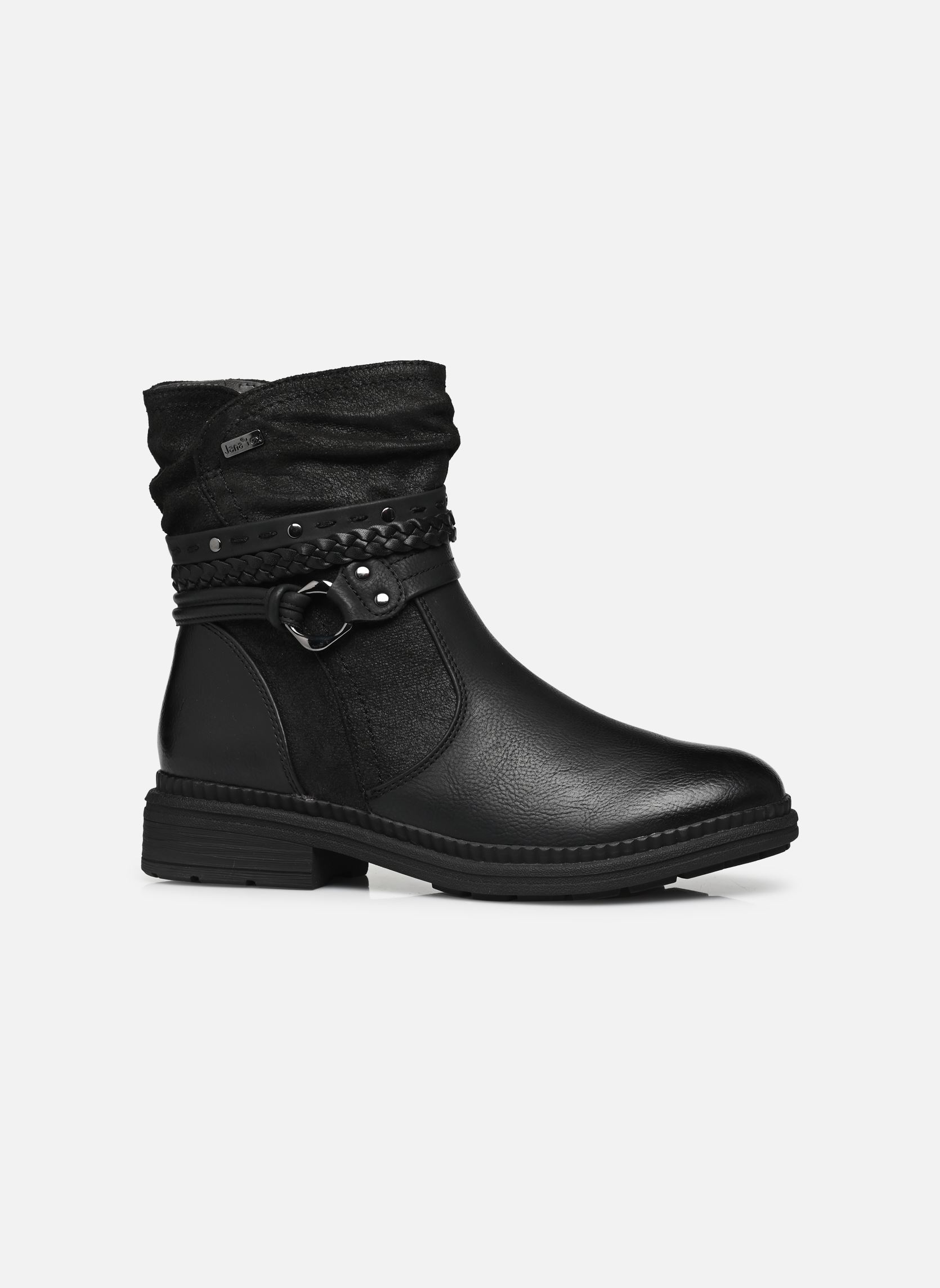 Lage enkellaarsjes 25464-43 dames zwart Jana shoes Lage enkellaarsjes 25464-43 dames zwart BLACK