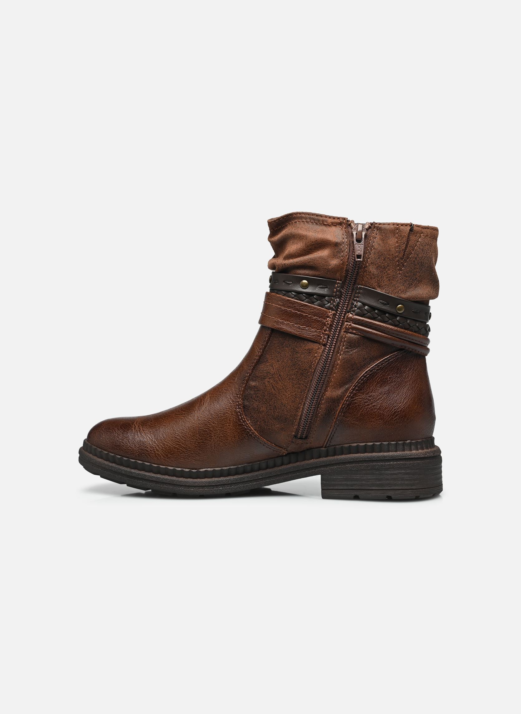 Niedrige Ankle Boots 25464-43 damen braun Jana shoes Niedrige Ankle Boots 25464-43 damen braun COGNAC