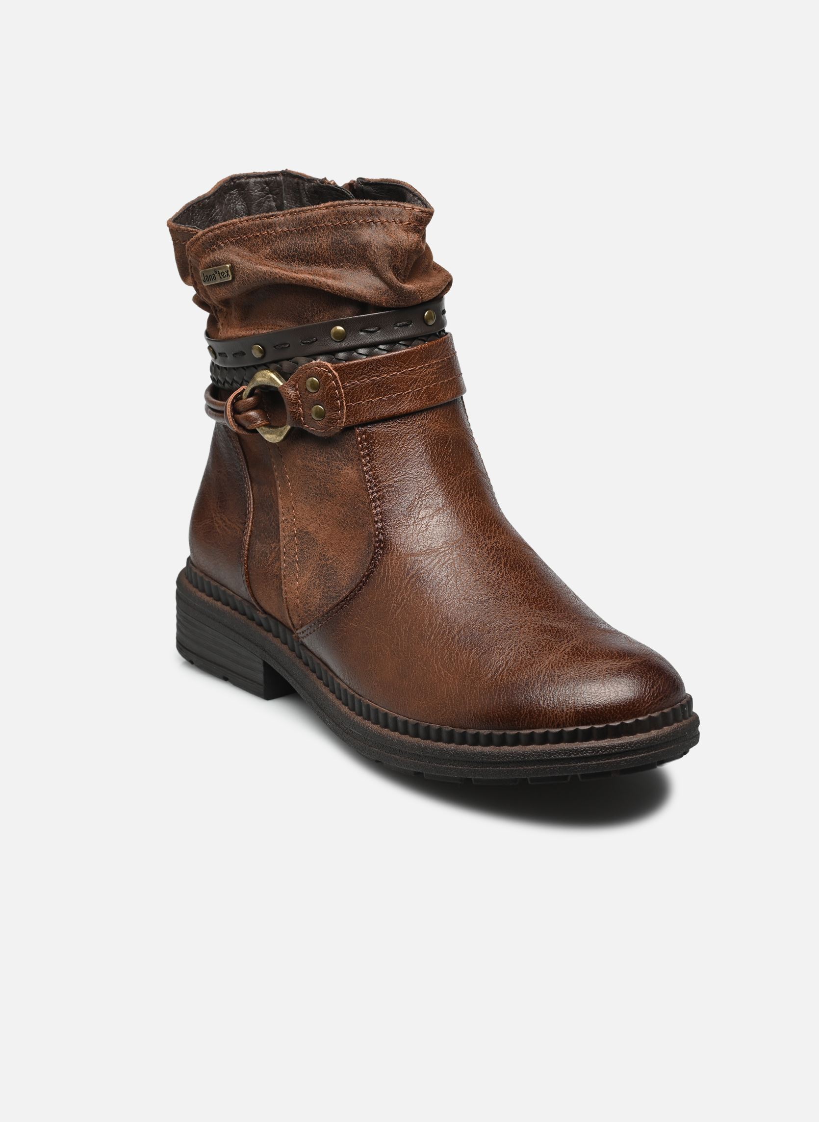Niedrige Ankle Boots 25464-43 damen braun Jana shoes Niedrige Ankle Boots 25464-43 damen braun COGNAC