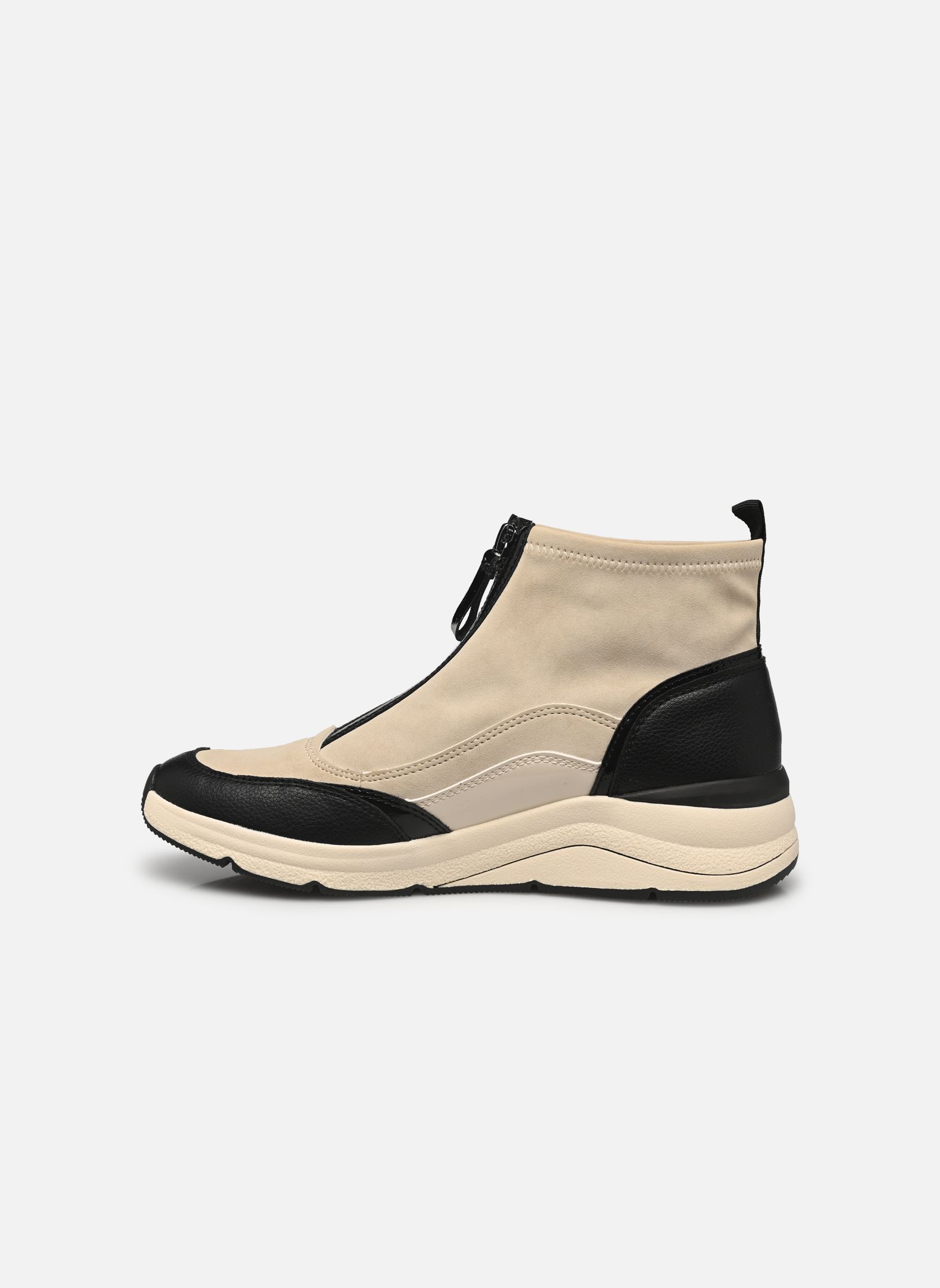 Knöchelhohe Sneaker 25473-43 damen beige Jana shoes Knöchelhohe Sneaker 25473-43 damen beige IVORY/BLACK