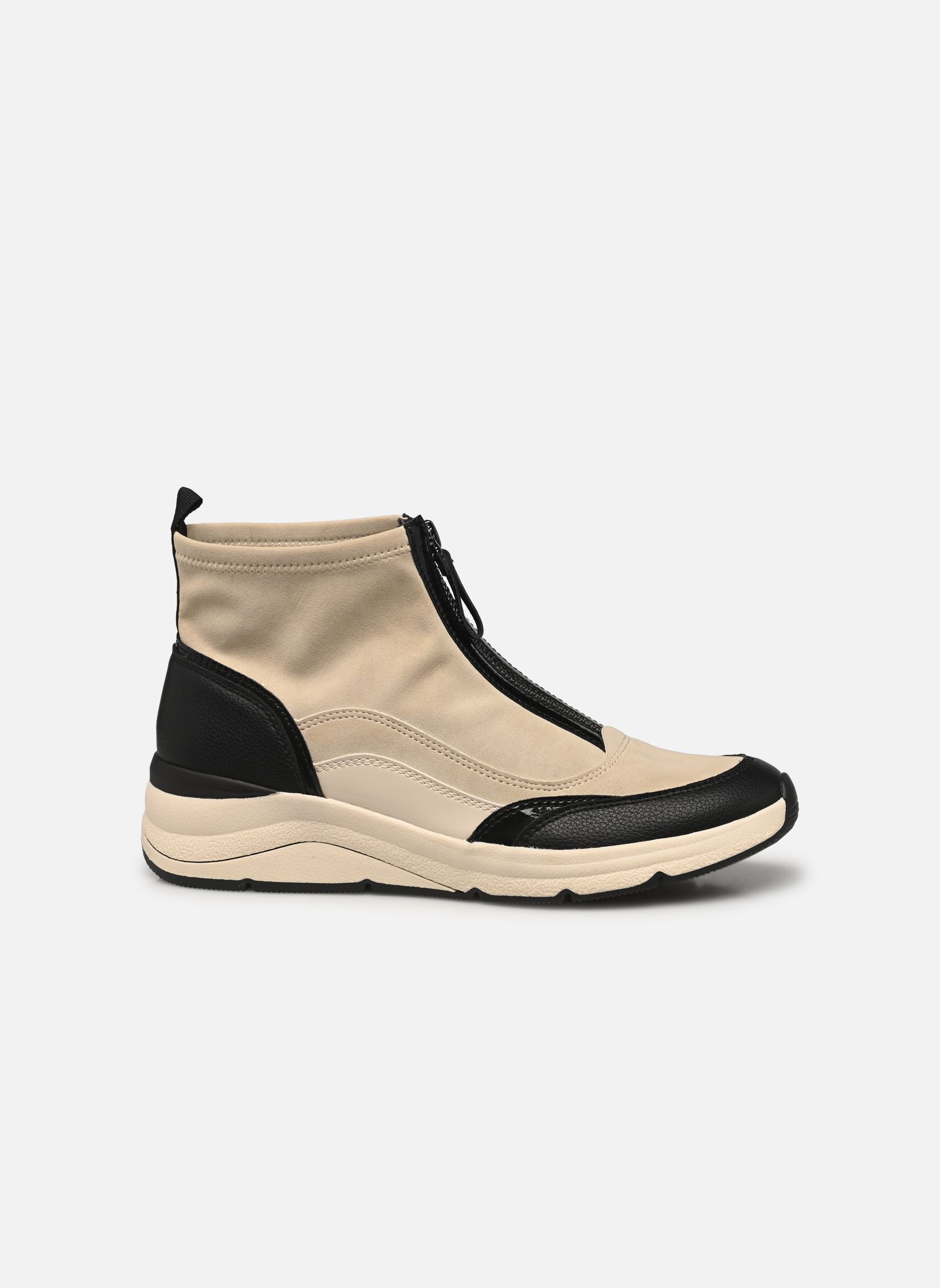 Knöchelhohe Sneaker 25473-43 damen beige Jana shoes Knöchelhohe Sneaker 25473-43 damen beige IVORY/BLACK