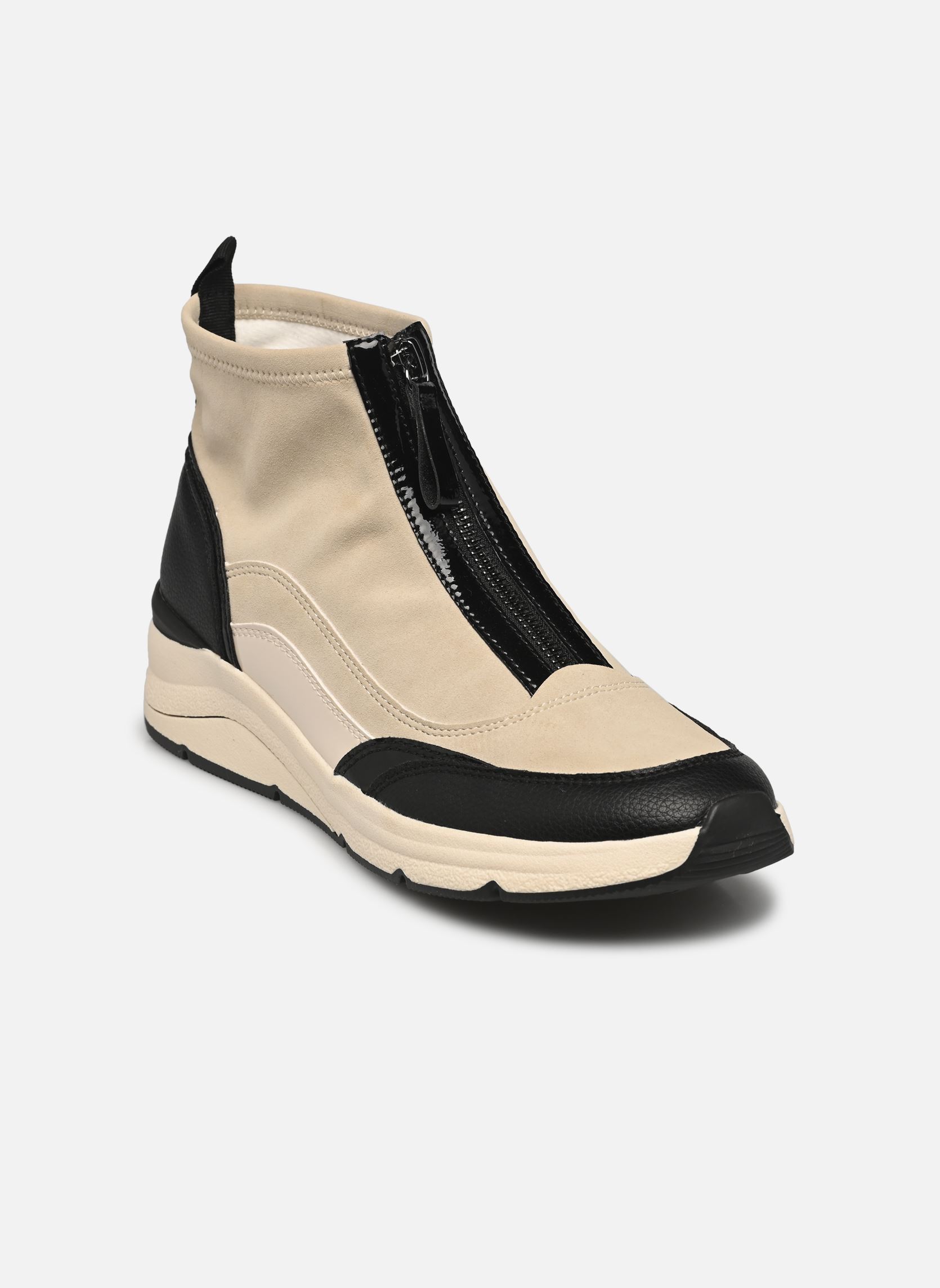 Knöchelhohe Sneaker 25473-43 damen beige Jana shoes Knöchelhohe Sneaker 25473-43 damen beige IVORY/BLACK