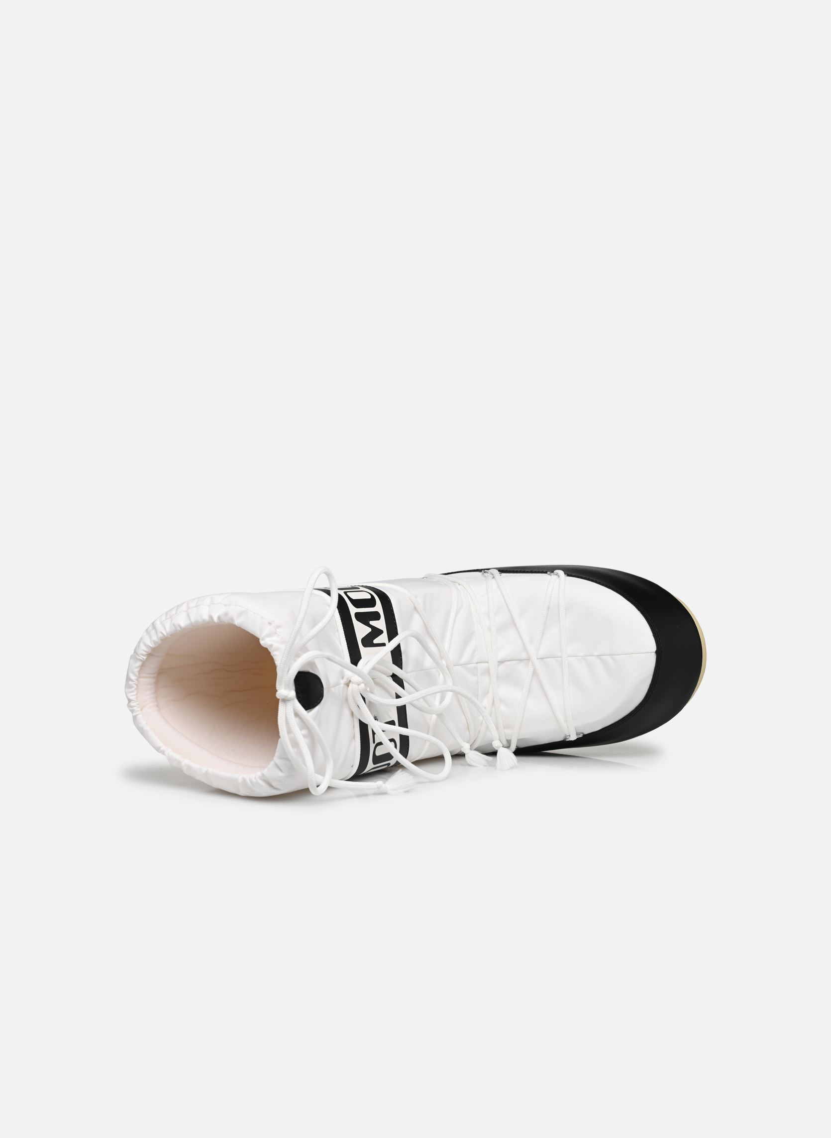 Schneestiefel MB ICON NYLON M herren weiß Moon Boot Schneestiefel MB ICON NYLON M herren weiß NA02 BLACK WHITE