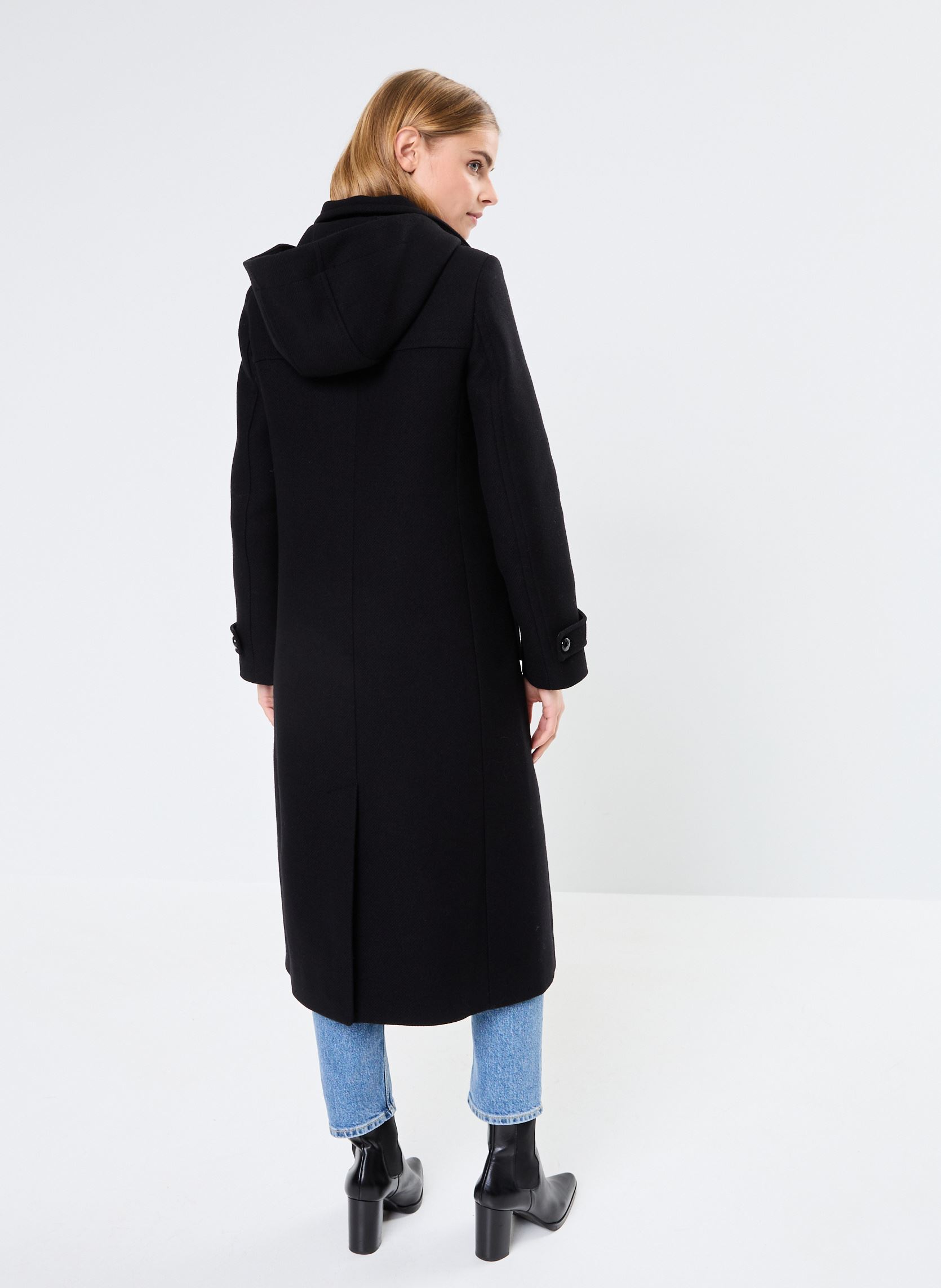 Dufflecoat GICABAN laine damen schwarz Georgia Rose Dufflecoat GICABAN laine damen schwarz NOIR