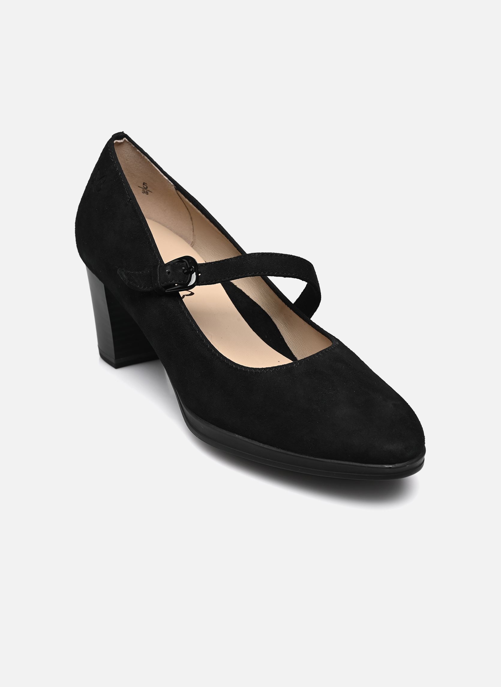 Escarpins à brides 22401-43 femme noir Caprice Escarpins à brides 22401-43 femme noir BLACK SUEDE