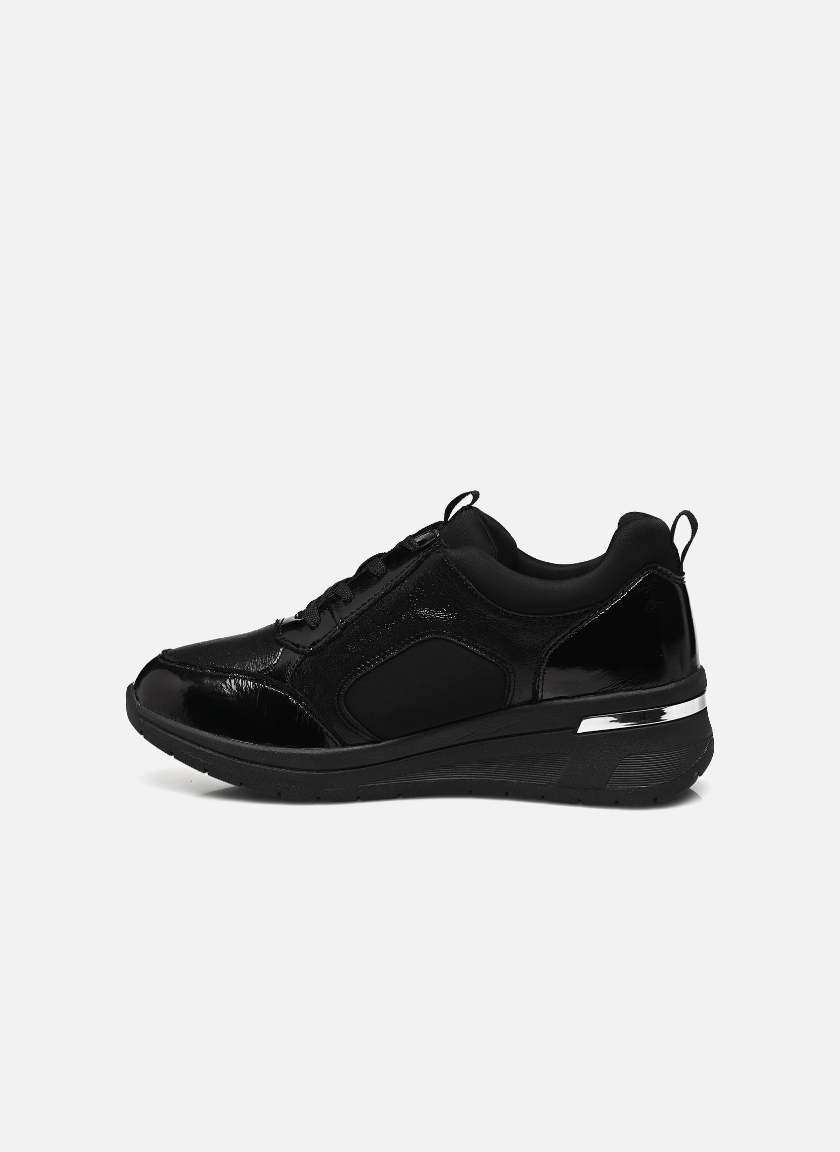 Baskets compensées 23304-43 femme noir Caprice Baskets compensées 23304-43 femme noir BLACK COMB