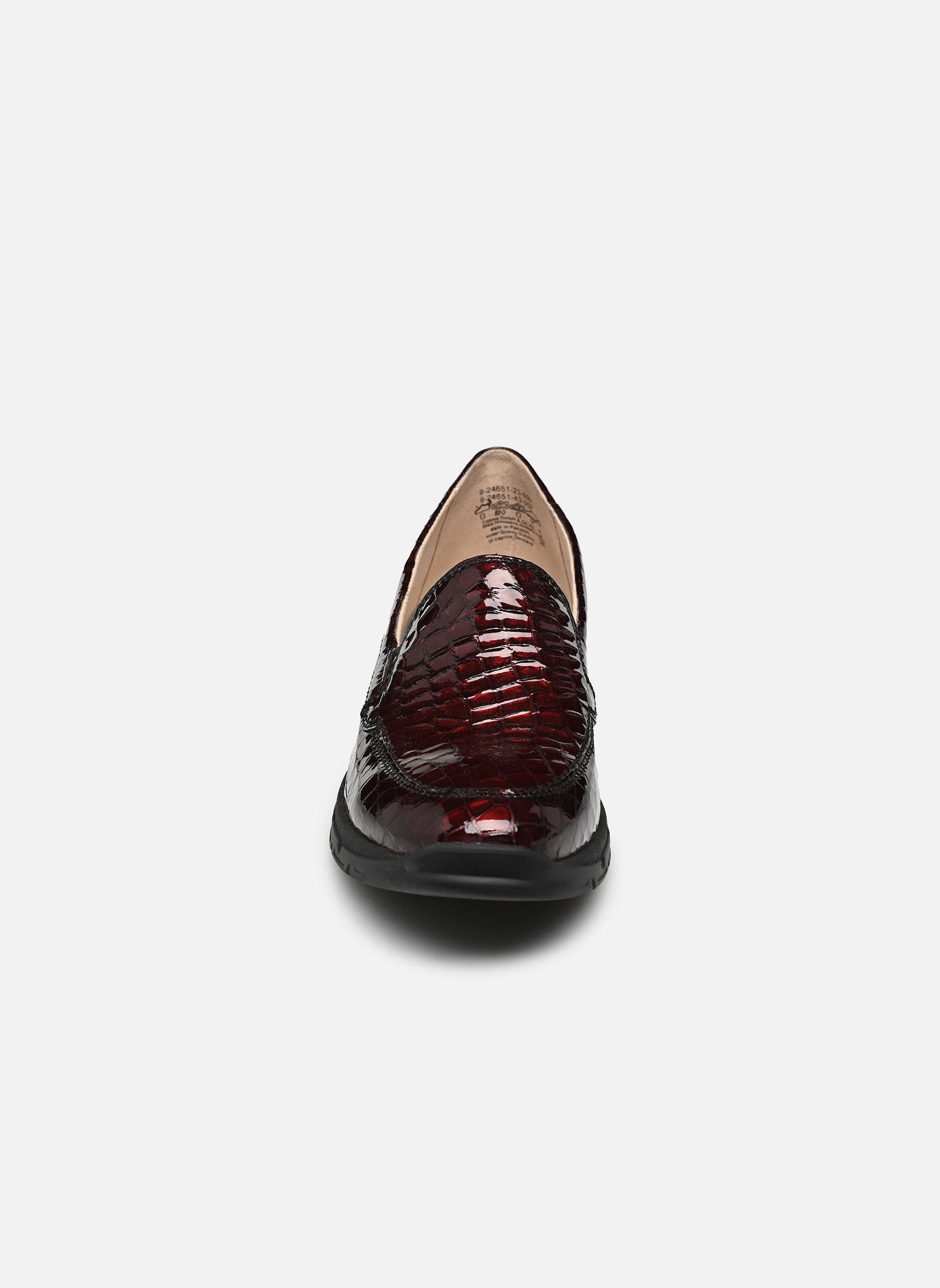 Mocassins 24651-43 dames bordeaux Caprice Mocassins 24651-43 dames bordeaux BORD. CROCO