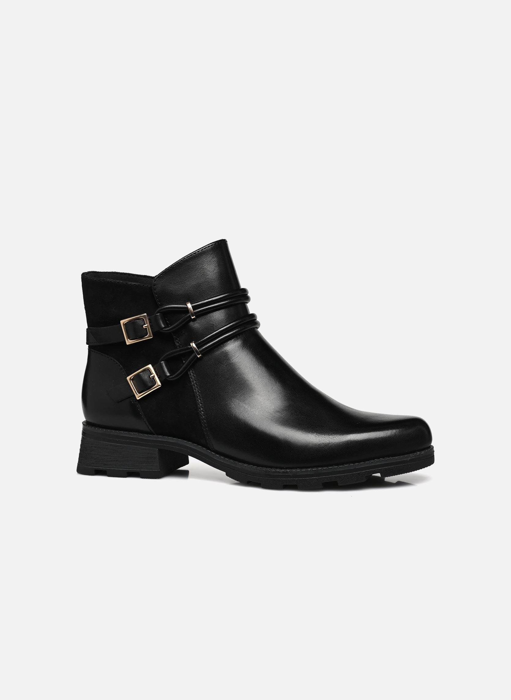 Enkellaarzen en boots 25419-43 dames zwart Caprice Enkellaarzen en boots 25419-43 dames zwart BLACK COMB