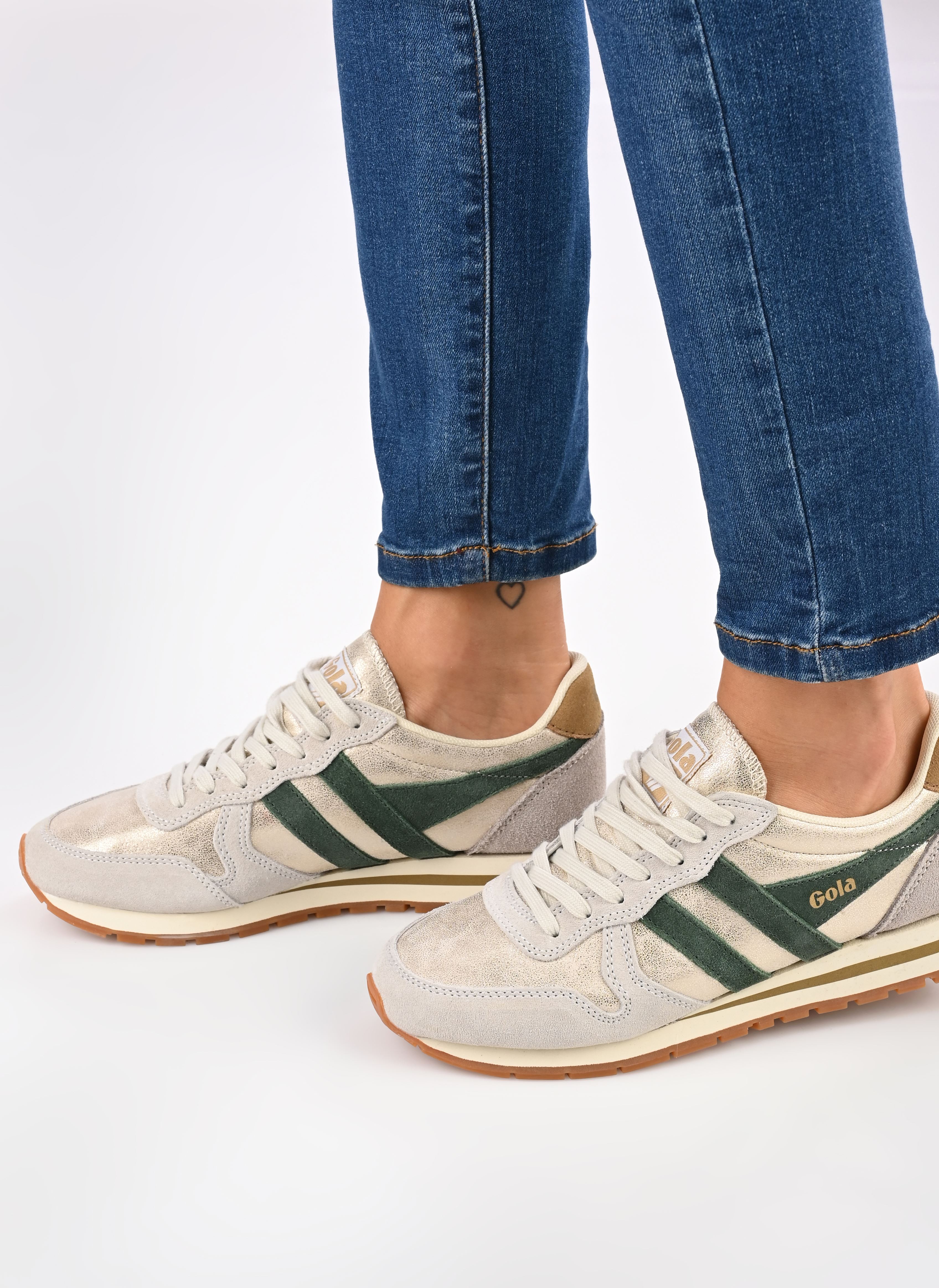 Sport Sneakers Daytona Blaze dames meerkleurig Gola Sport Sneakers Daytona Blaze dames meerkleurig GOLD/EVERGREEN/BROWN SUGAR