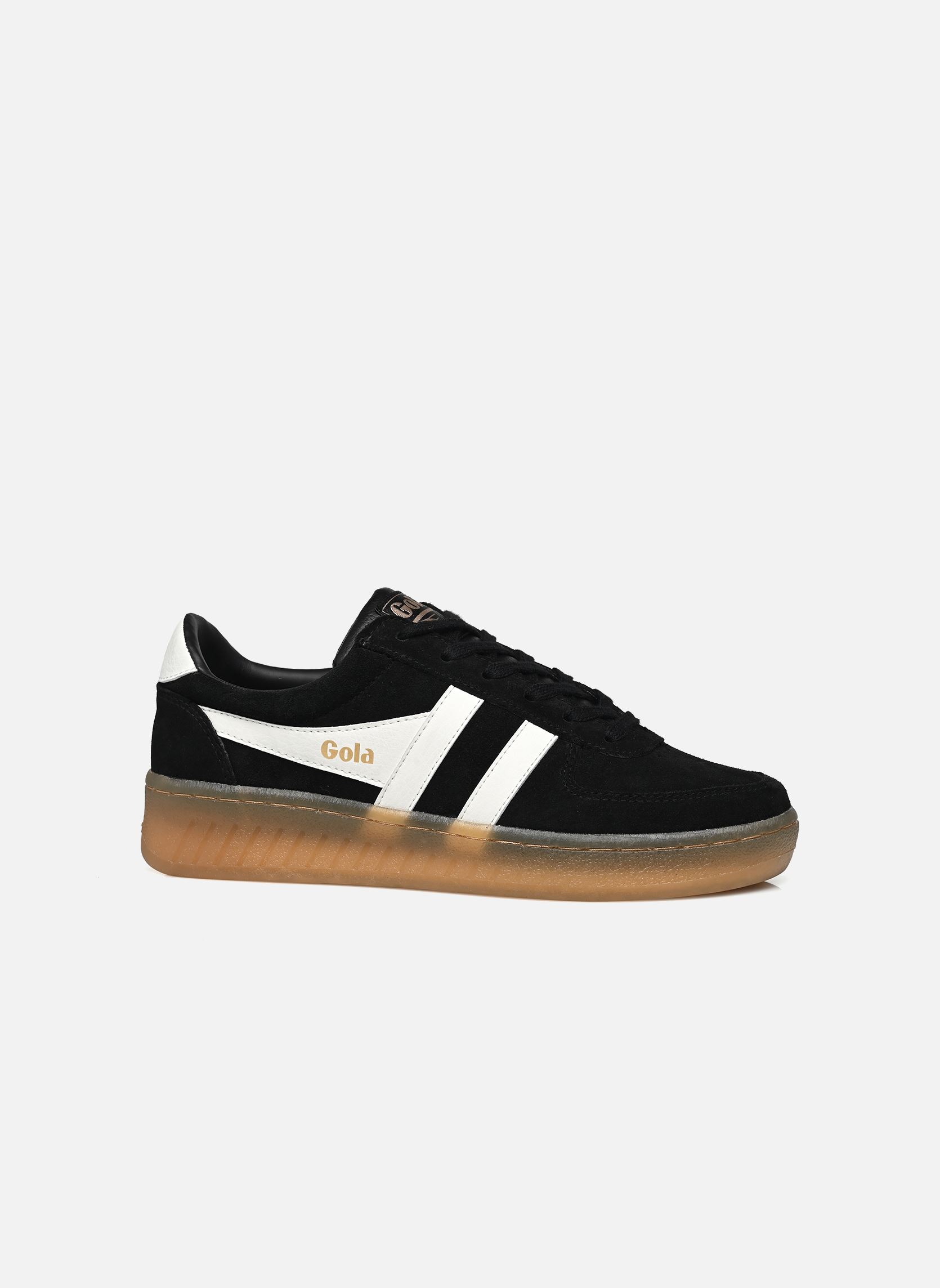 Baskets Grandslam Suede W femme noir Gola Baskets Grandslam Suede W femme noir Black/Off white/Gum