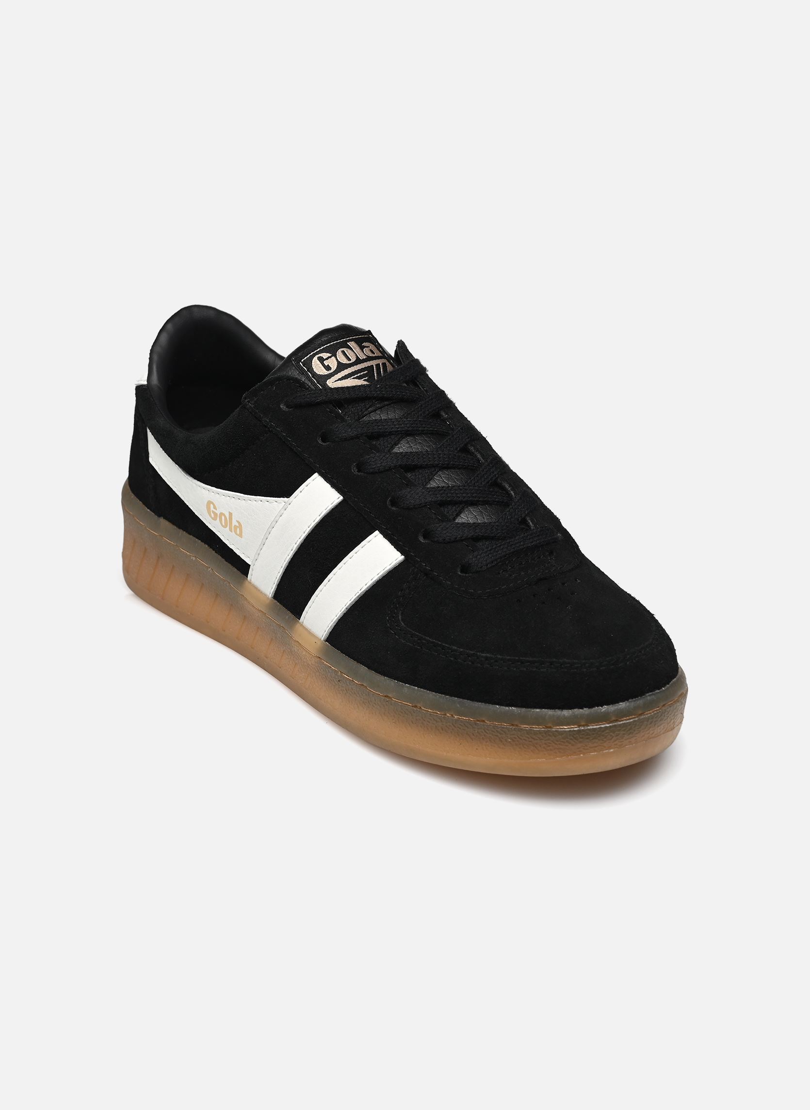 Baskets Grandslam Suede W femme noir Gola Baskets Grandslam Suede W femme noir Black/Off white/Gum