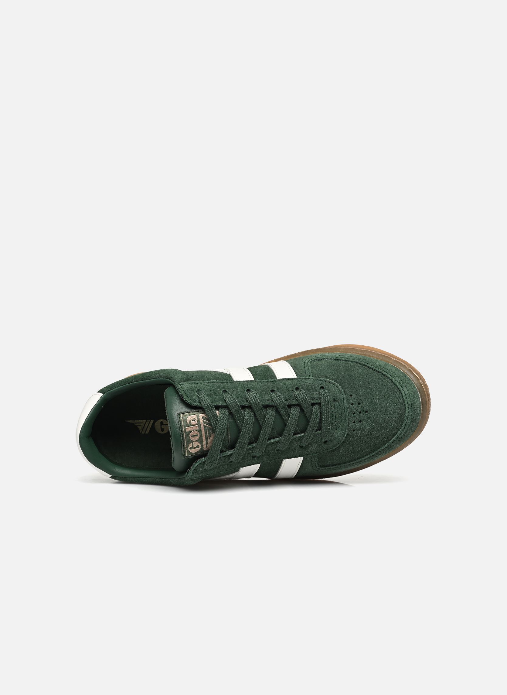 Baskets Grandslam Suede W femme vert Gola Baskets Grandslam Suede W femme vert Evergreen/Off White/Gum