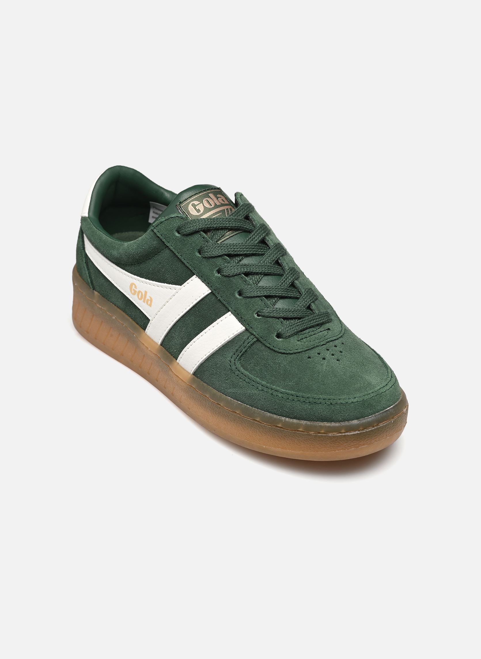 Baskets Grandslam Suede W femme vert Gola Baskets Grandslam Suede W femme vert Evergreen/Off White/Gum