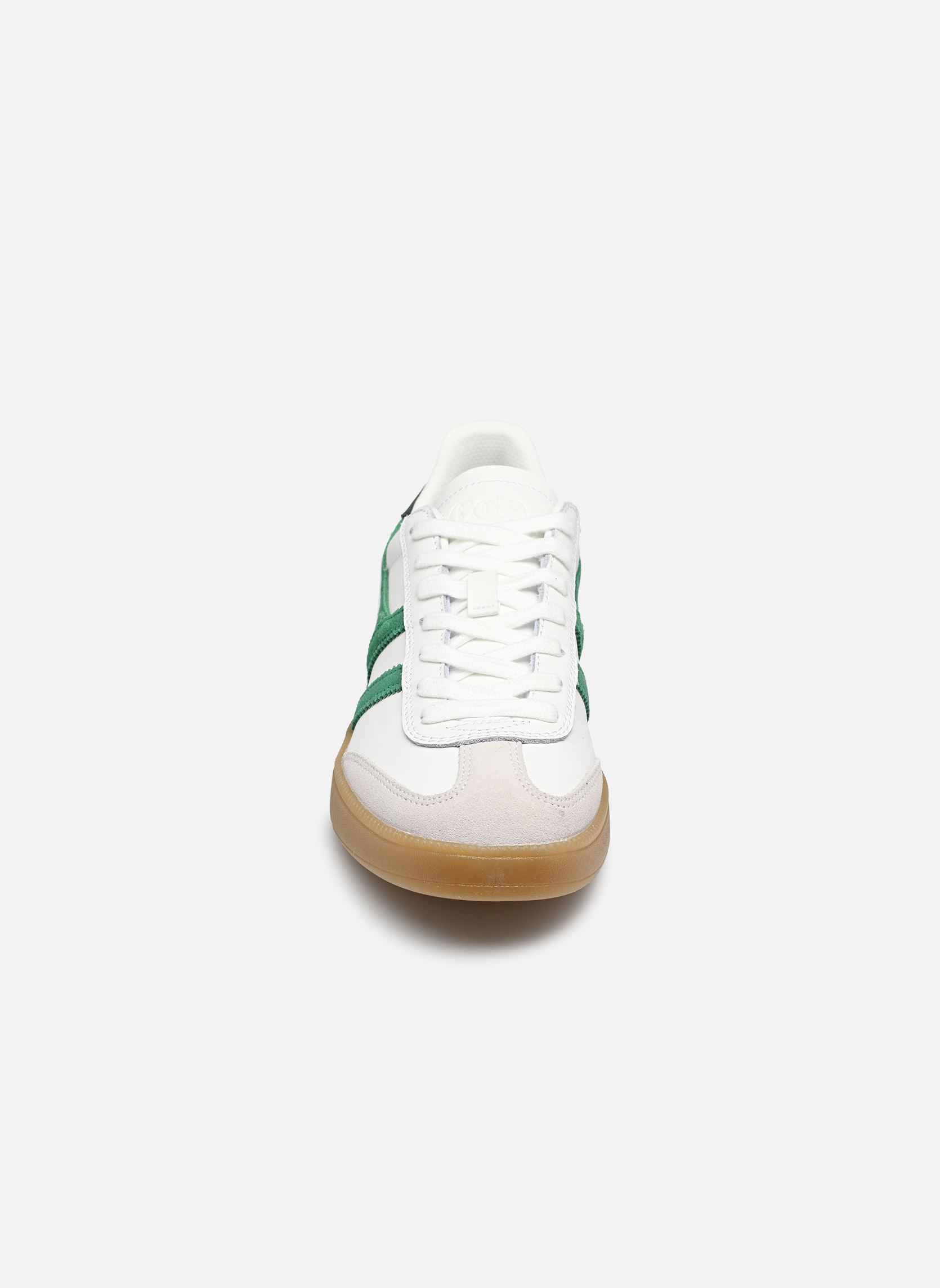 Baskets basses Viper Leather W femme blanc Gola Baskets basses Viper Leather W femme blanc WHITE/EMERALD/EVERGREEN/GUM