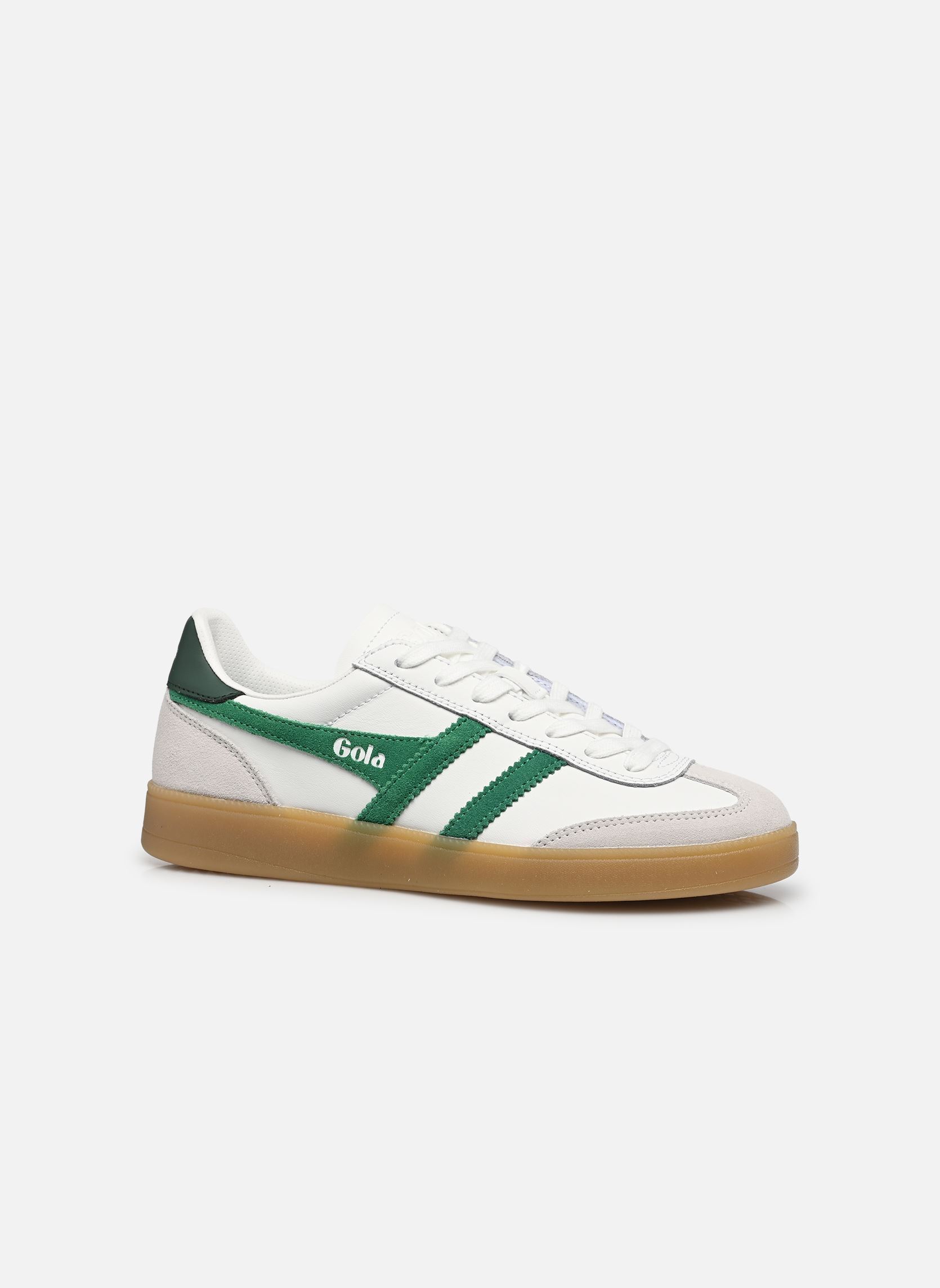 Baskets basses Viper Leather W femme blanc Gola Baskets basses Viper Leather W femme blanc WHITE/EMERALD/EVERGREEN/GUM
