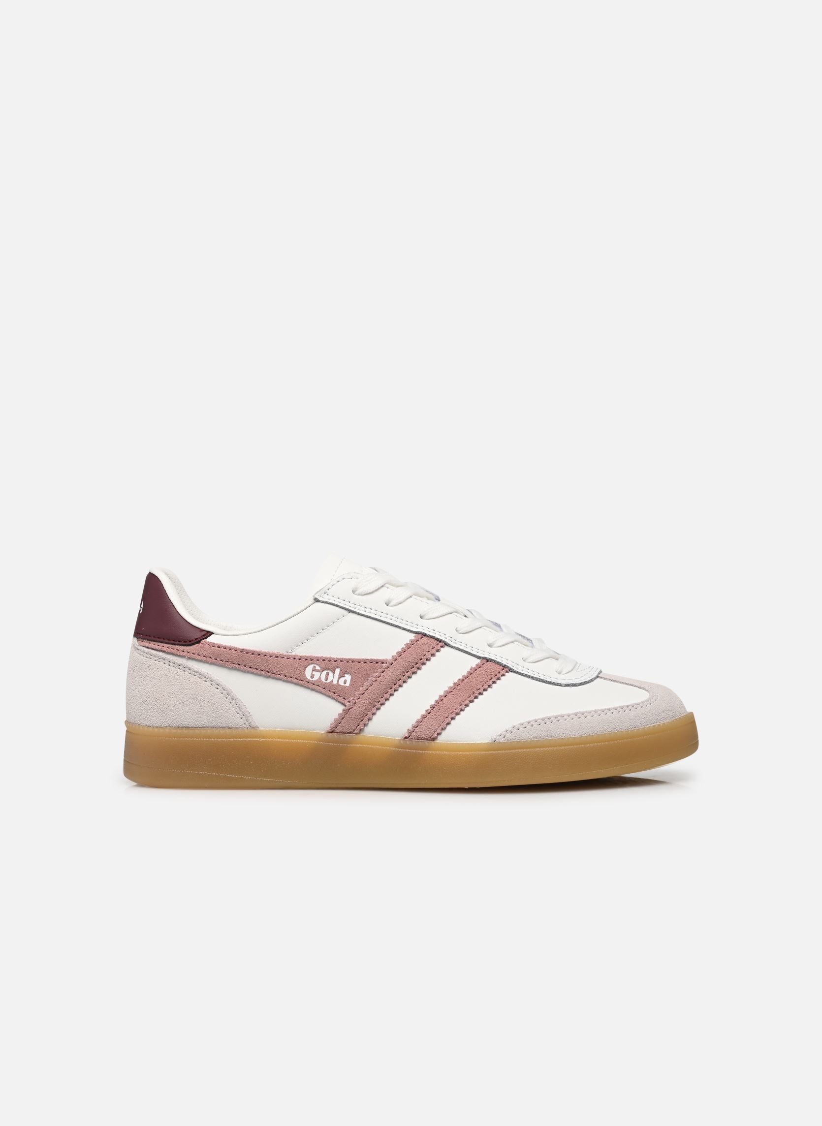 Niedrige Sneaker Viper Leather W damen weiß Gola Niedrige Sneaker Viper Leather W damen weiß WHITE/BROWNROSE/WINDSOR WINE/G