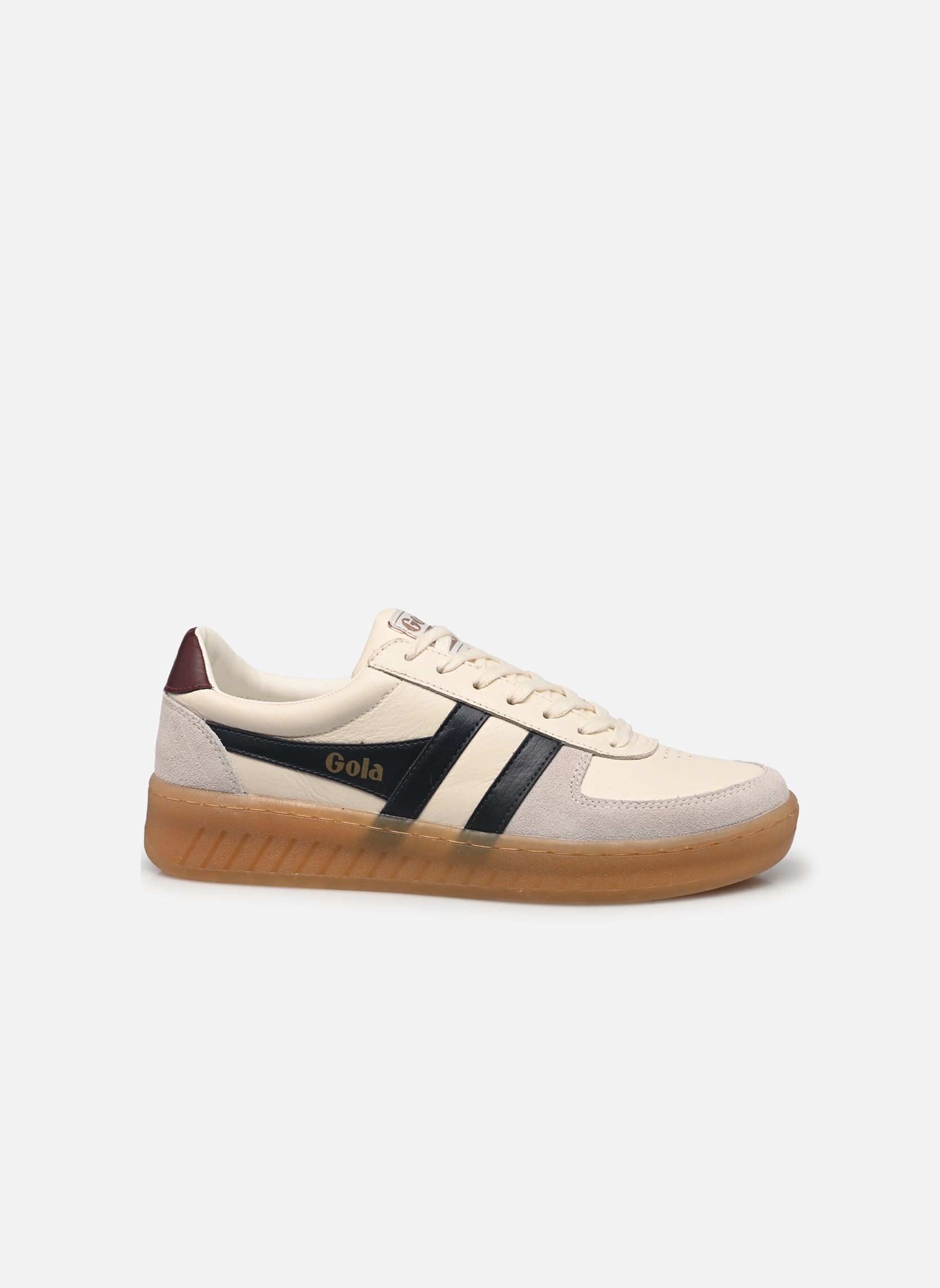Baskets Grandslam Elite M homme blanc Gola Baskets Grandslam Elite M homme blanc Off White/Navy/Burgundy/Gum