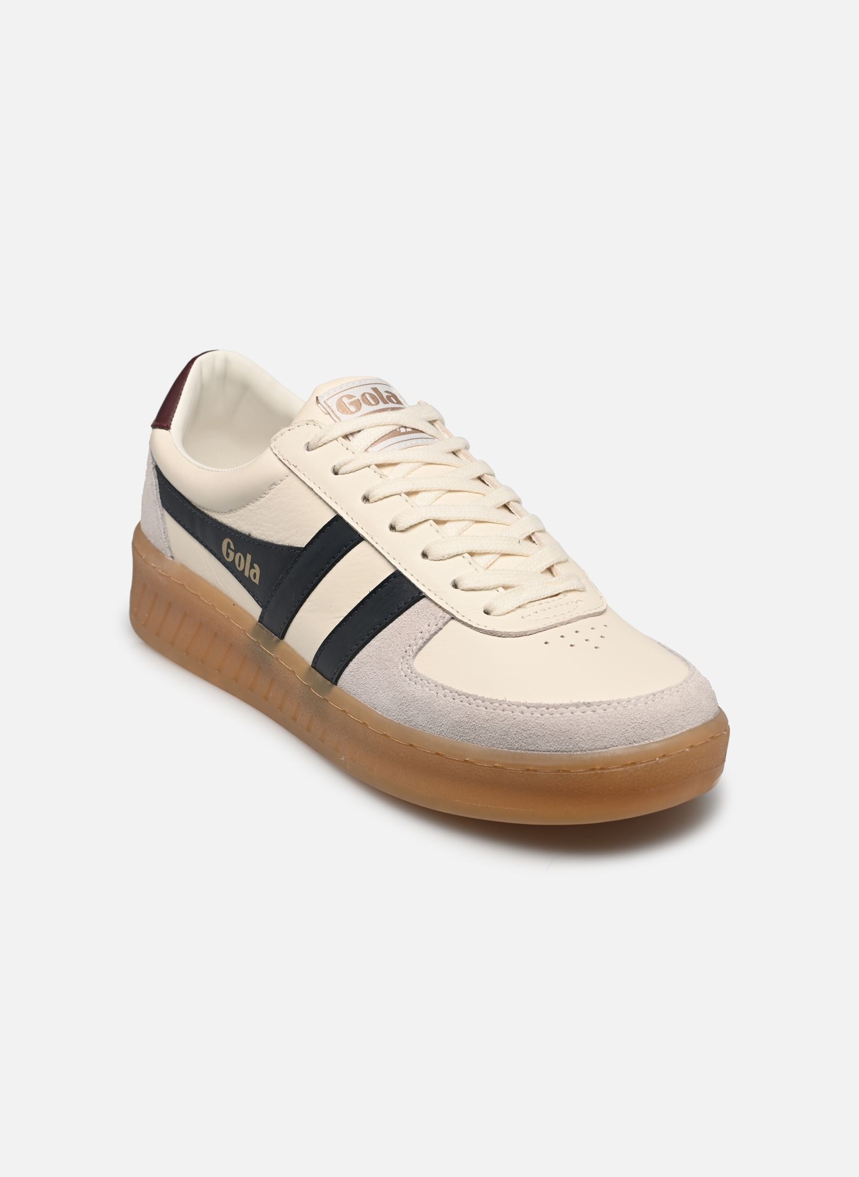 Baskets Grandslam Elite M homme blanc Gola Baskets Grandslam Elite M homme blanc Off White/Navy/Burgundy/Gum