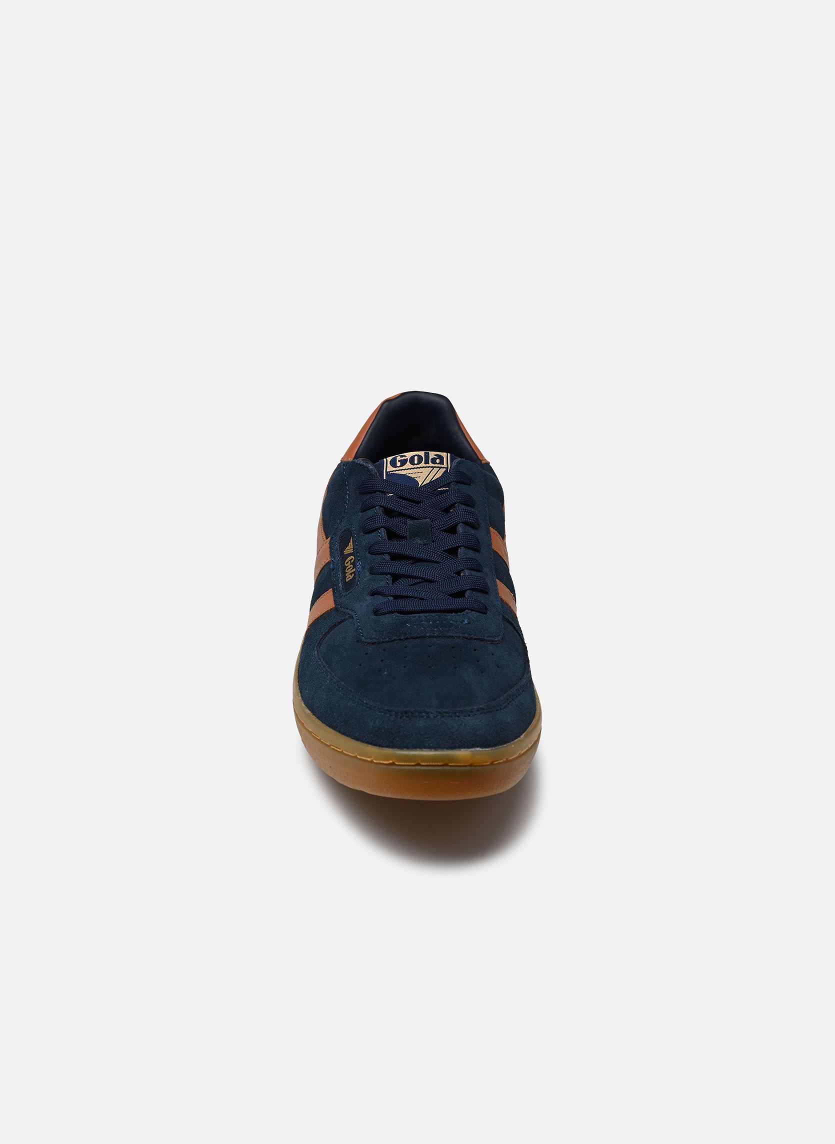 Niedrige Sneaker Hawk Suede '86 M herren blau Gola Niedrige Sneaker Hawk Suede '86 M herren blau NAVY/UMBER/GUM