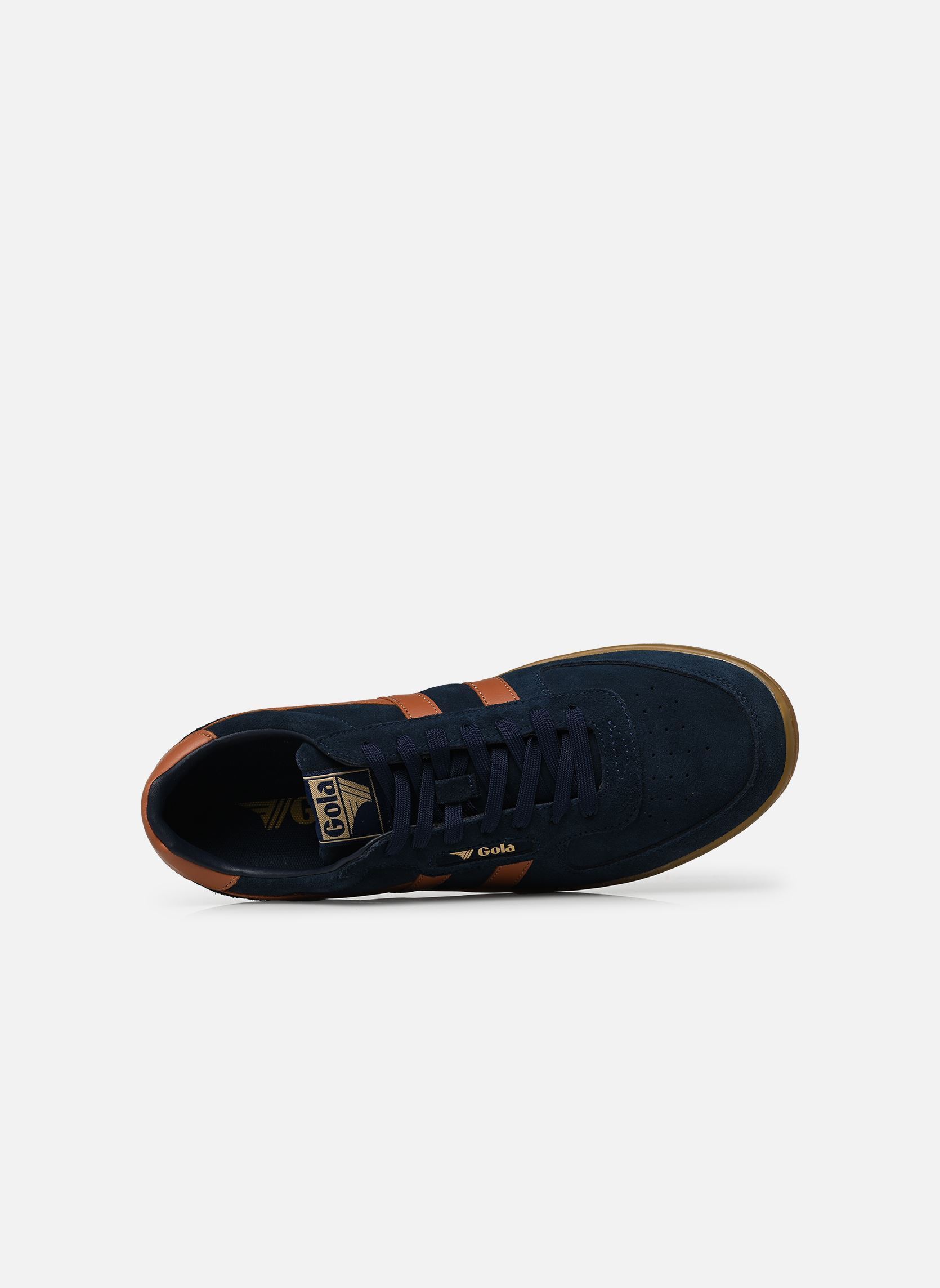 Niedrige Sneaker Hawk Suede '86 M herren blau Gola Niedrige Sneaker Hawk Suede '86 M herren blau NAVY/UMBER/GUM