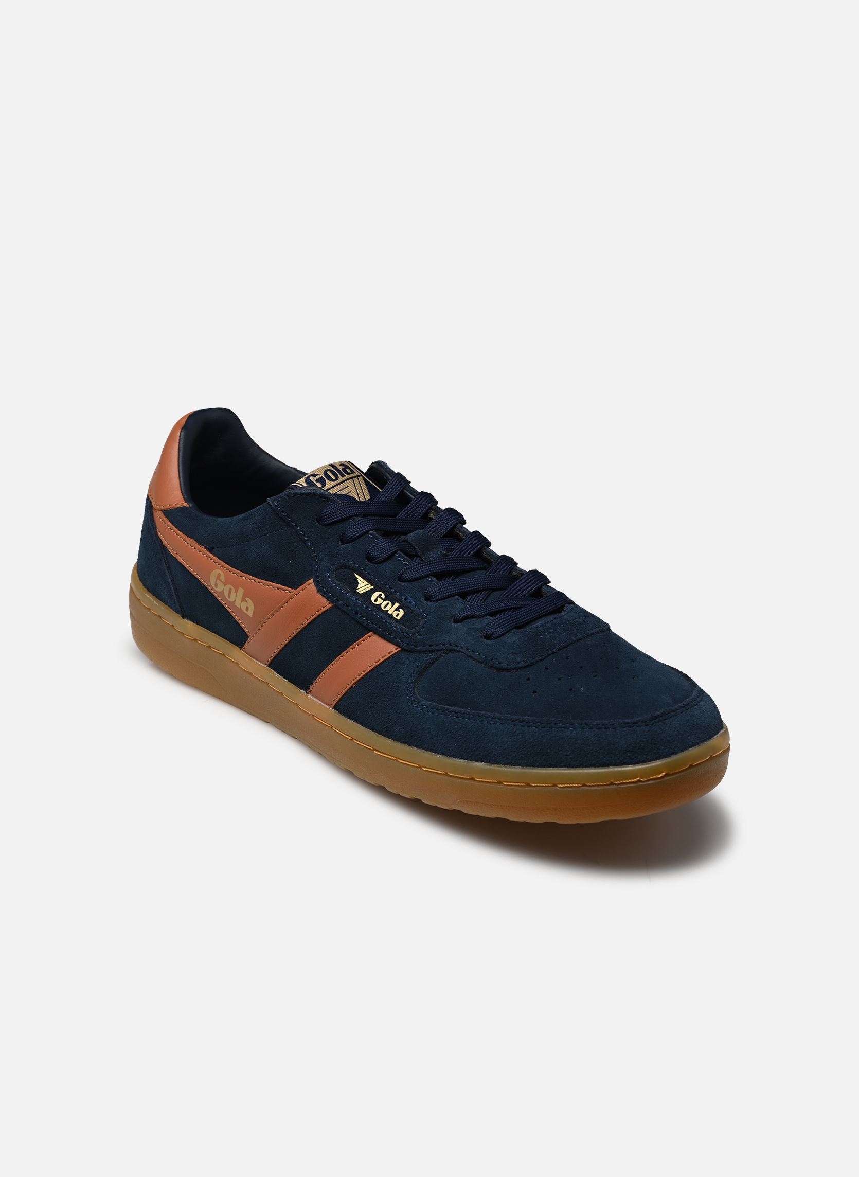 Niedrige Sneaker Hawk Suede '86 M herren blau Gola Niedrige Sneaker Hawk Suede '86 M herren blau NAVY/UMBER/GUM
