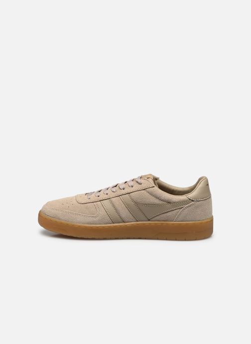 Baskets Gola Hawk Suede '86 M Beige vue face