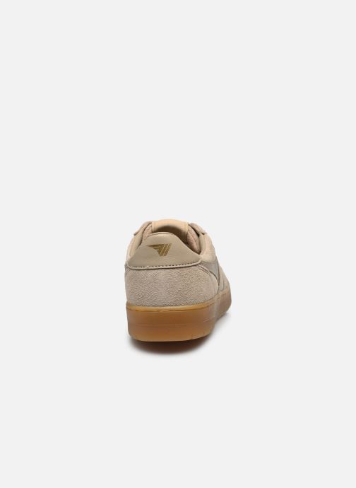 Baskets Gola Hawk Suede '86 M Beige vue droite