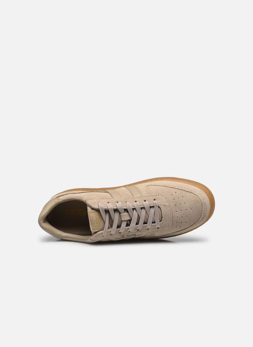 Baskets Gola Hawk Suede '86 M Beige vue gauche