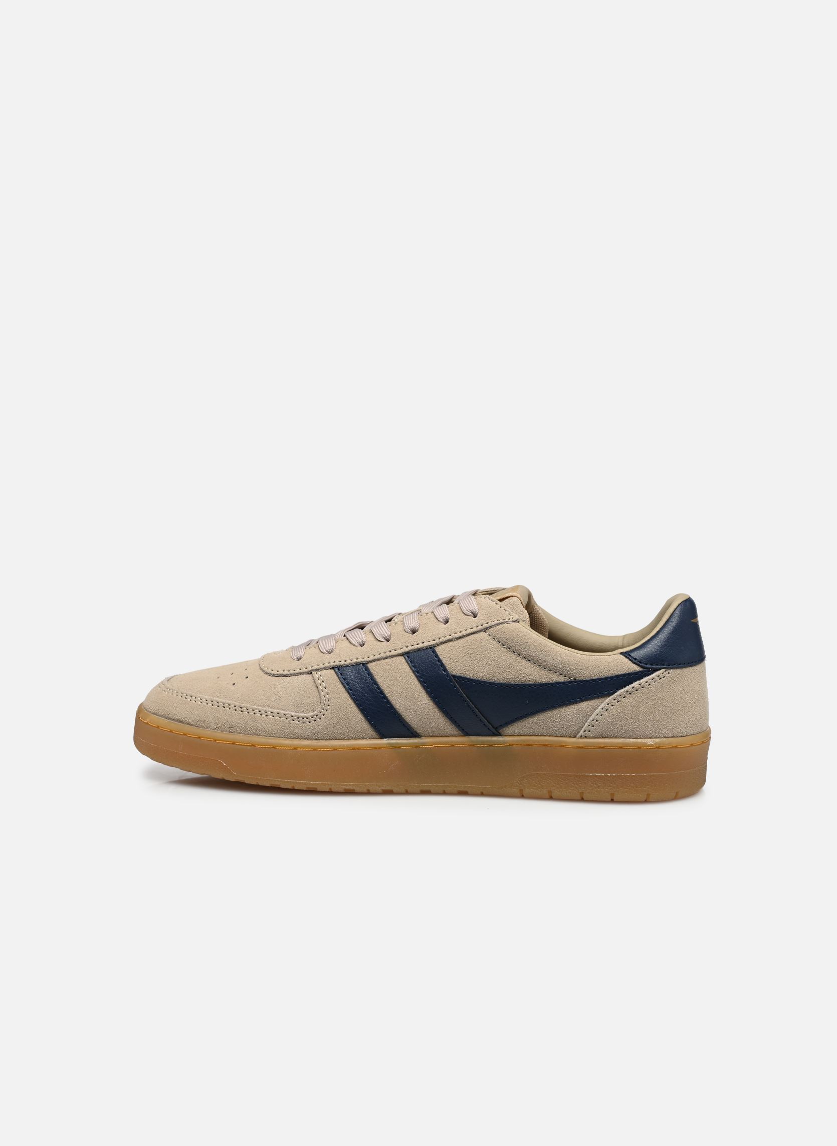 Sneaker Hawk Suede '86 M herren beige Gola Sneaker Hawk Suede '86 M herren beige BONE/NAVY/GUM