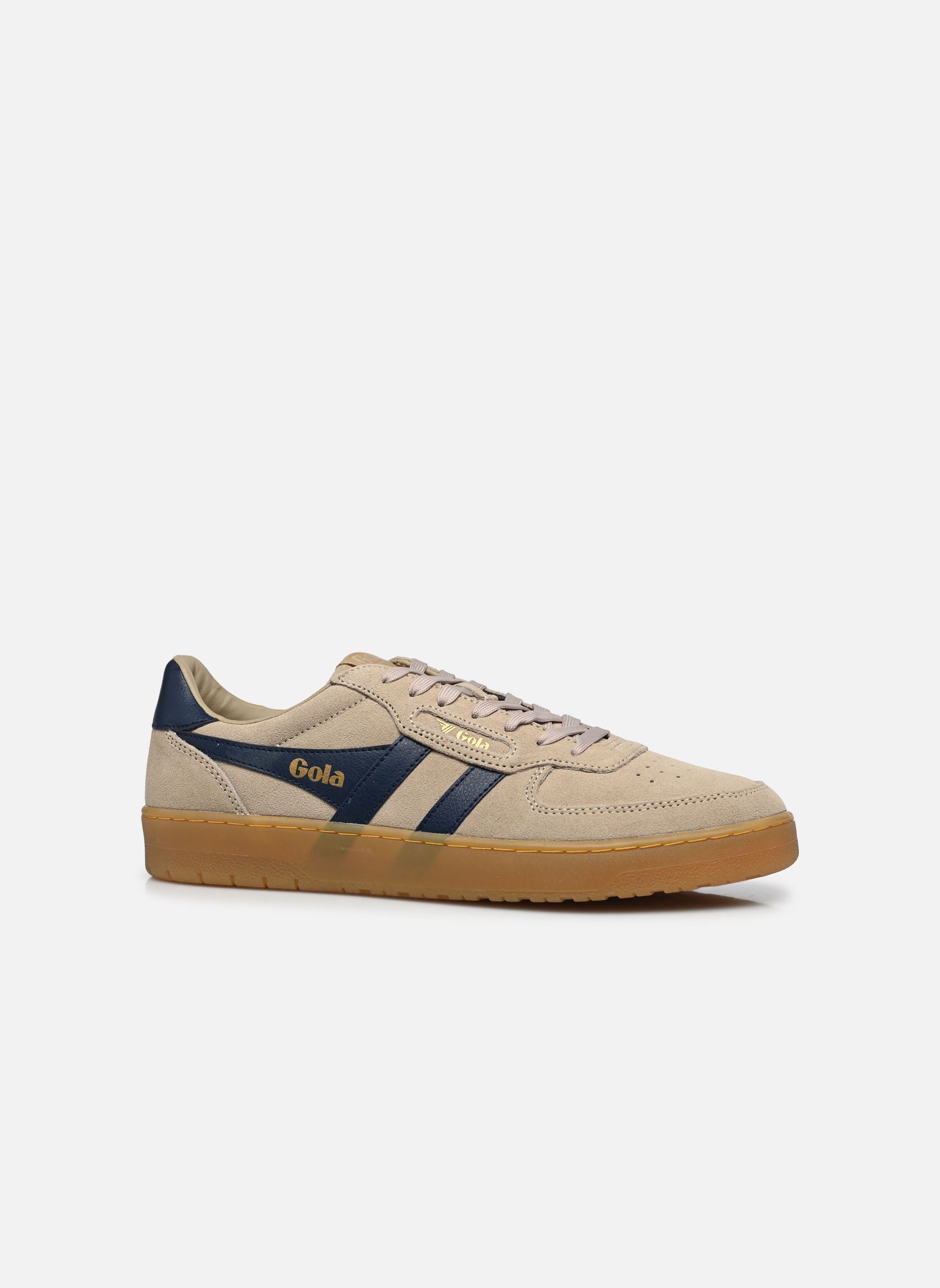 Sneaker Hawk Suede '86 M herren beige Gola Sneaker Hawk Suede '86 M herren beige BONE/NAVY/GUM