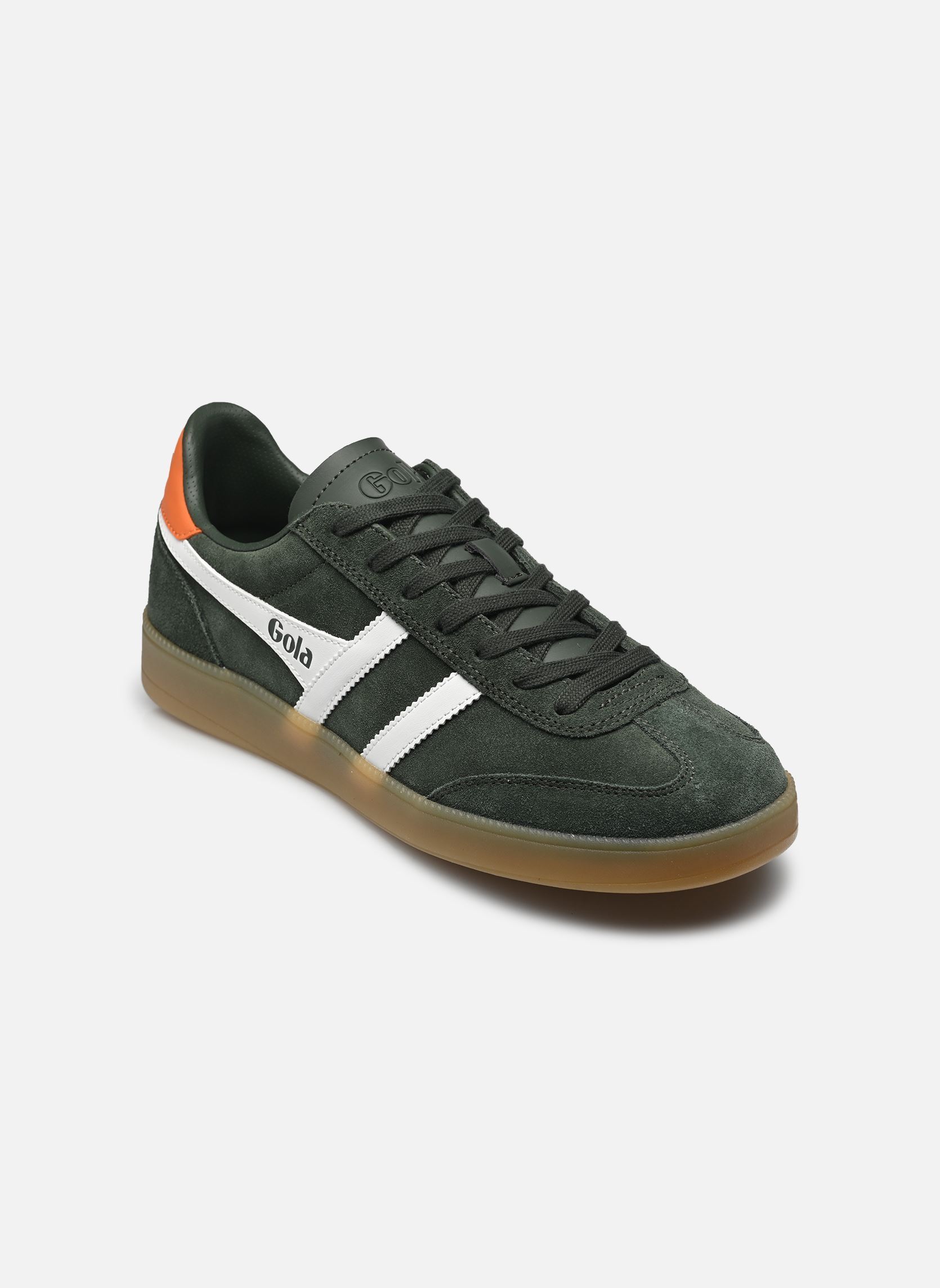 Baskets basses Viper M homme vert Gola Baskets basses Viper M homme vert DARK KHAKI/WHITE/MOODY ORANGE/