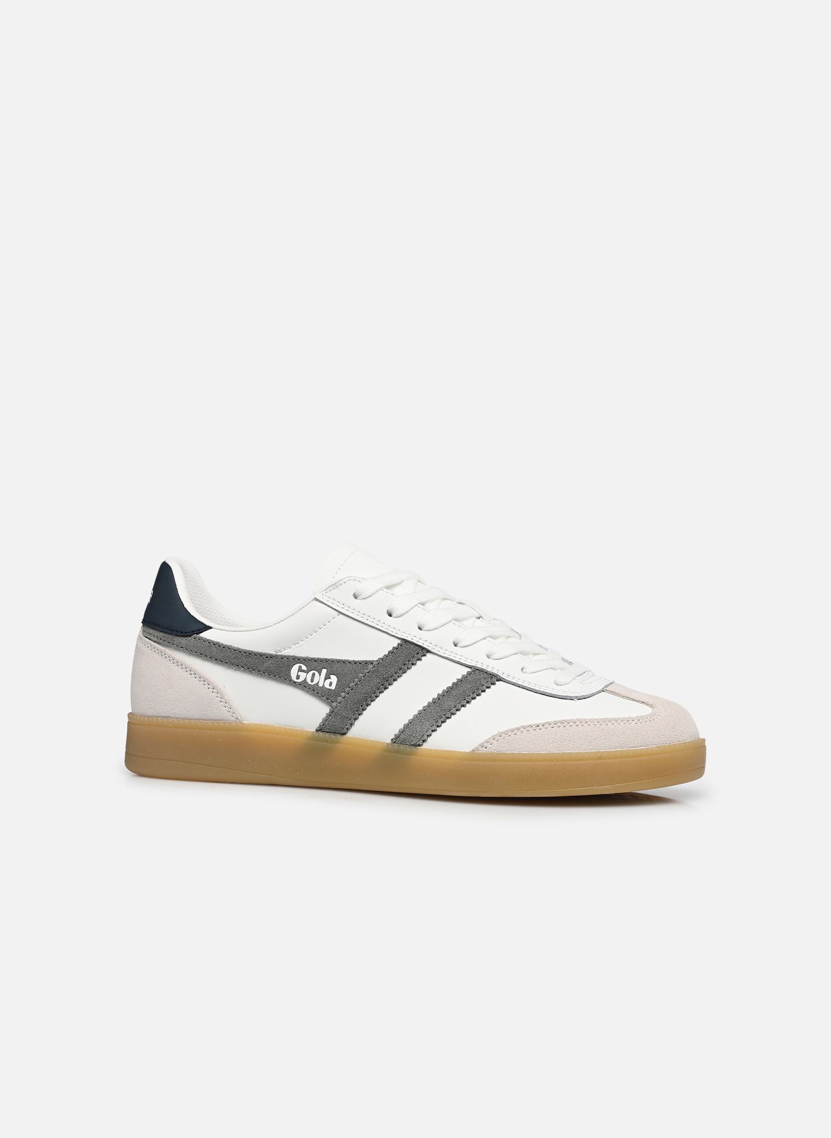 Baskets basses Viper Leather M homme blanc Gola Baskets basses Viper Leather M homme blanc WHITE/CONIFER/NAVY/GUM