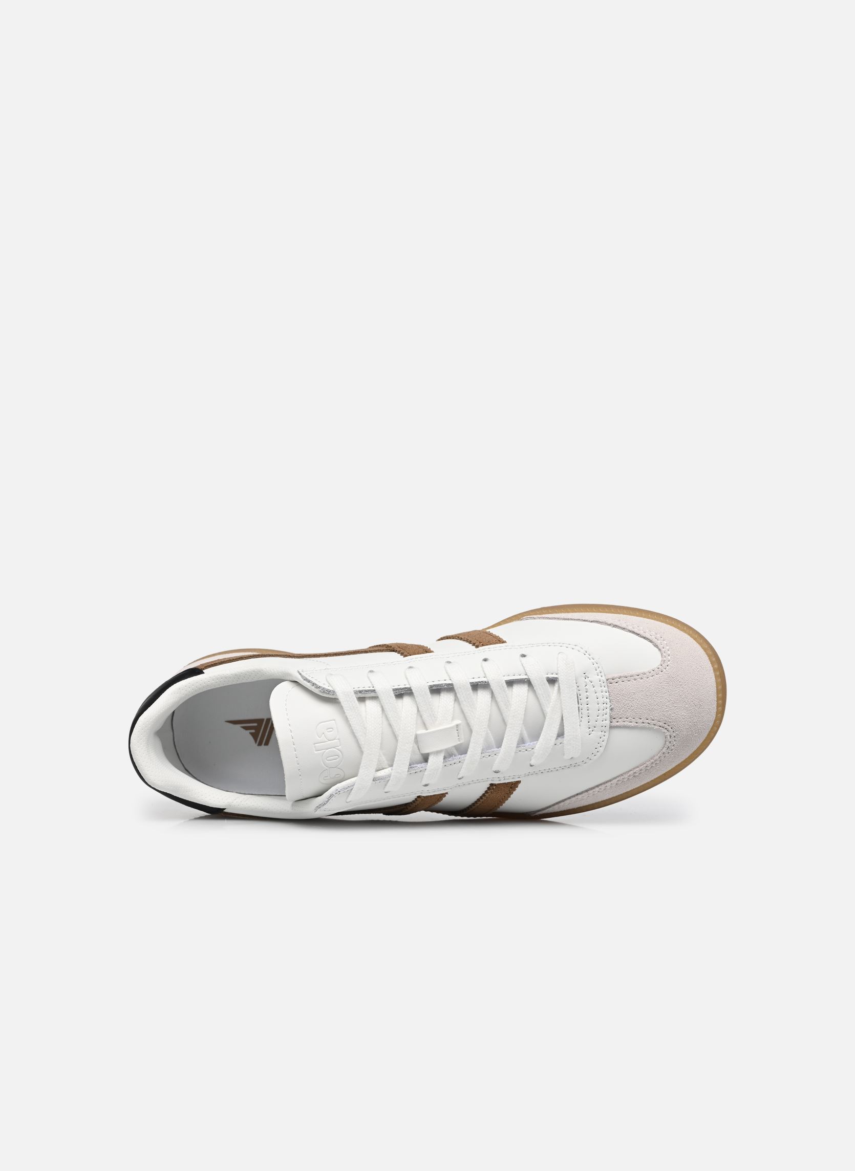 Baskets basses Viper Leather M homme blanc Gola Baskets basses Viper Leather M homme blanc WHITE/TOBACCO/BLACK/GUM