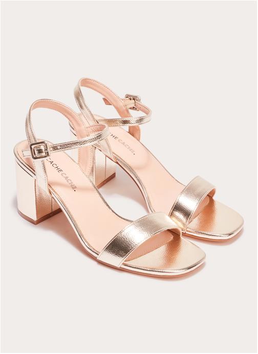 Cache Cache Sandales CHOSANSAR femme or et bronze