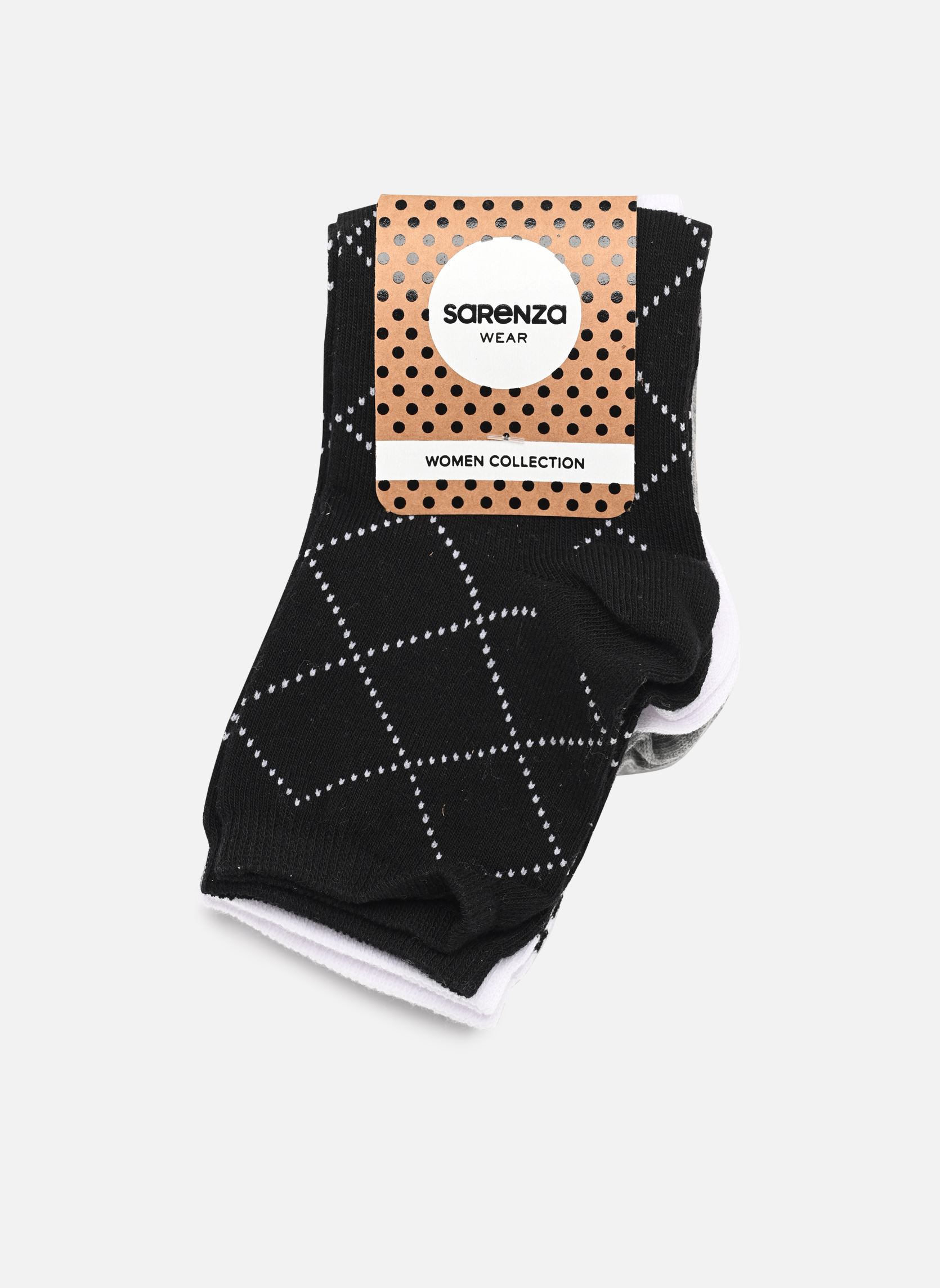 Socken Lot de 3 paires chaussettes femme sport damen mehrfarbig Sarenza Wear Socken Lot de 3 paires chaussettes femme sport damen mehrfarbig MULTICO