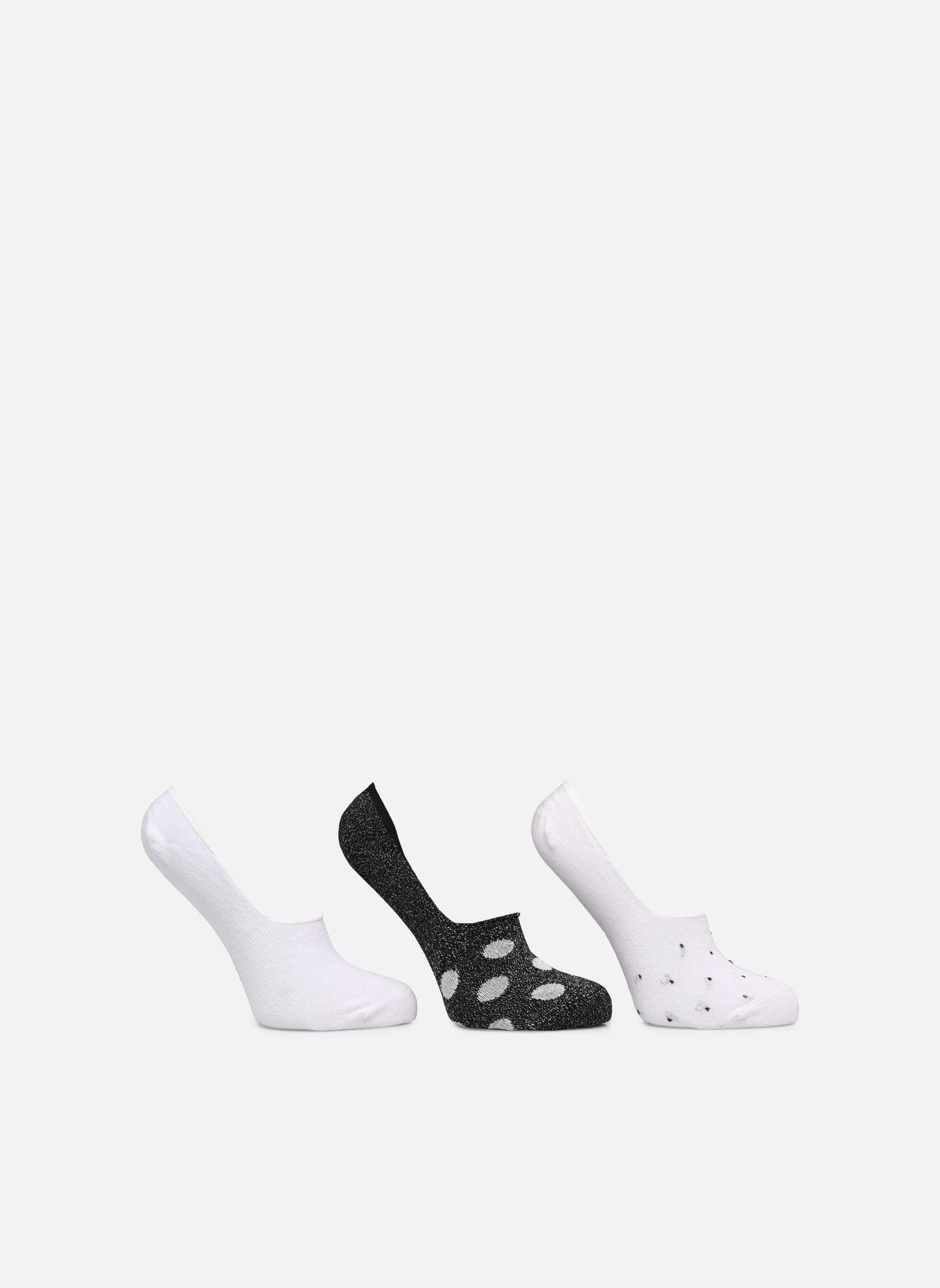 Socken Lot de 3 paires protège pied pois femme damen schwarz Sarenza Wear Socken Lot de 3 paires protège pied pois femme damen schwarz NOIR