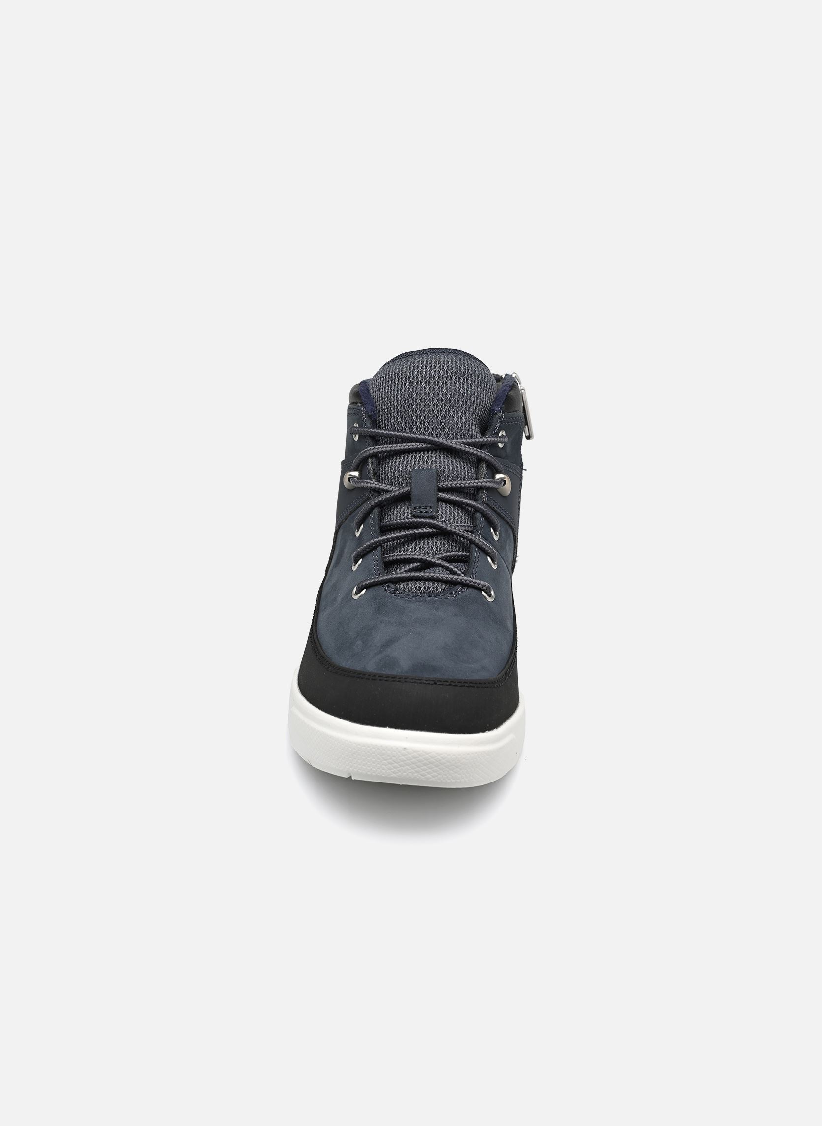 Baskets SENECA BAY MID LACE UP WITH ZIP SNEAKER bleu Timberland Baskets SENECA BAY MID LACE UP WITH ZIP SNEAKER bleu DARK BLUE NUBUCK