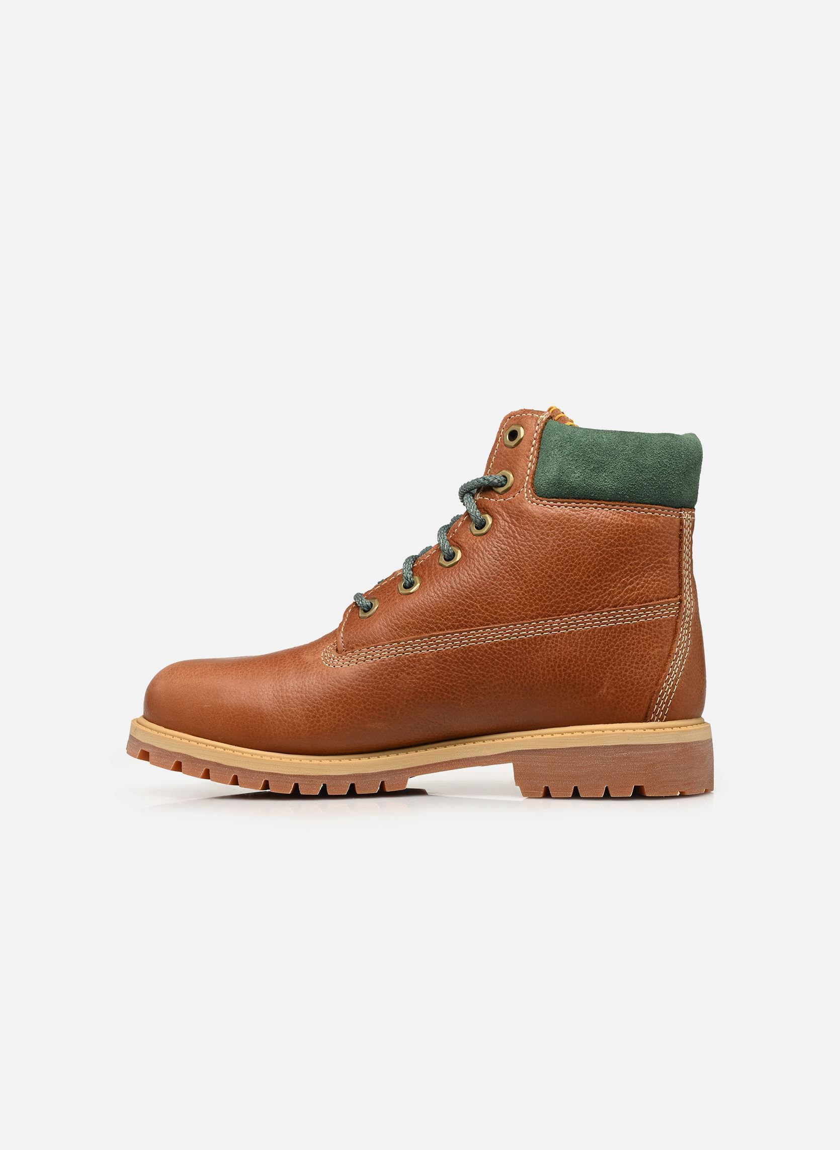 Bottes TIMBERLAND PREMIUM 6 INCH LACE UP WATERP garçon marron Timberland Bottes TIMBERLAND PREMIUM 6 INCH LACE UP WATERP garçon marron RUST FULL GRAIN
