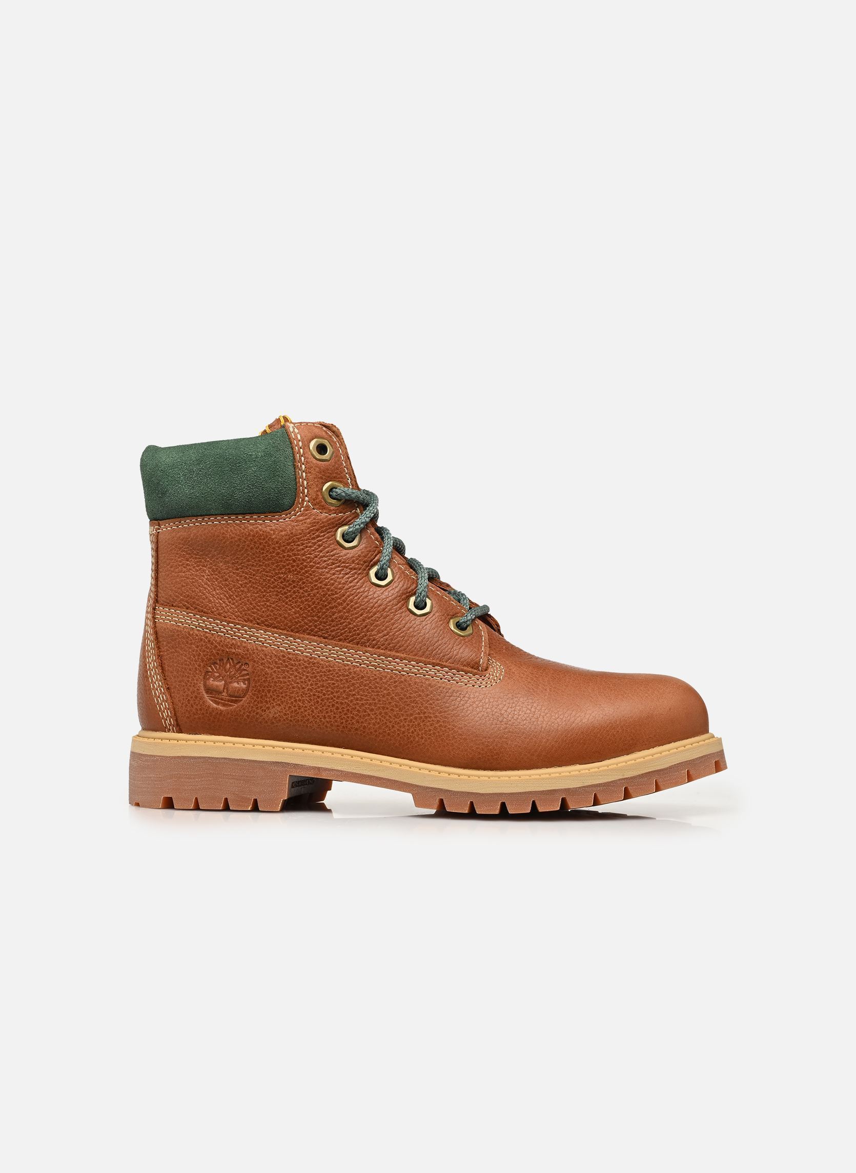 Bottes TIMBERLAND PREMIUM 6 INCH LACE UP WATERP garçon marron Timberland Bottes TIMBERLAND PREMIUM 6 INCH LACE UP WATERP garçon marron RUST FULL GRAIN