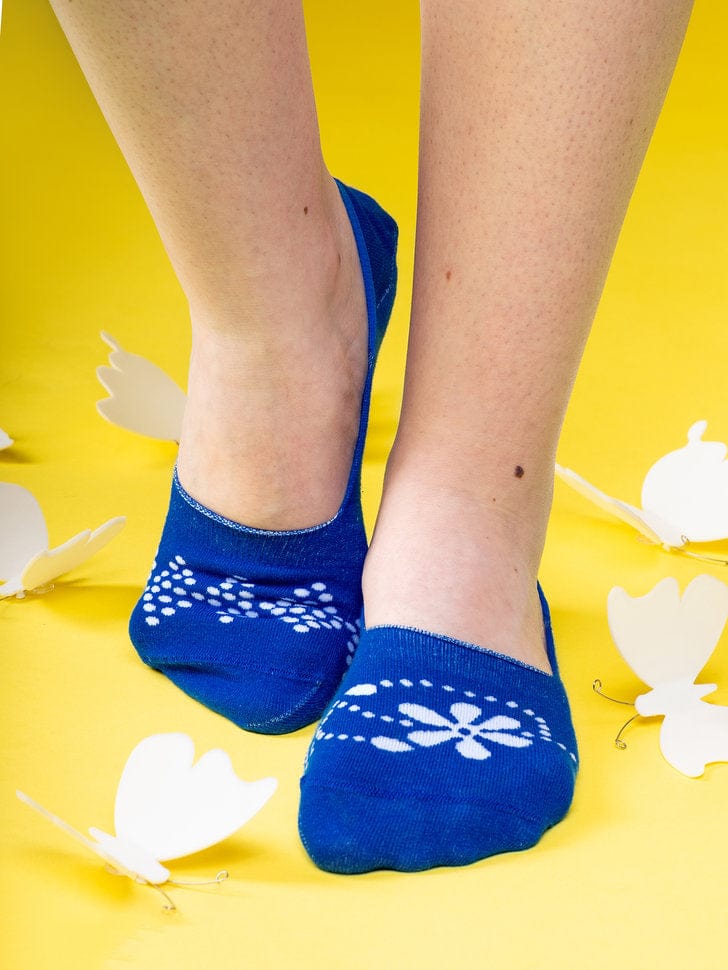 Socquettes Protège-pieds Cyanotype femme bleu Dedoles Socquettes Protège-pieds Cyanotype femme bleu Bleu