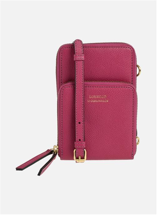 Loxwood Accessoires divers JILL - Pochette téléphone en cuir grainé - NOIR femme rose
