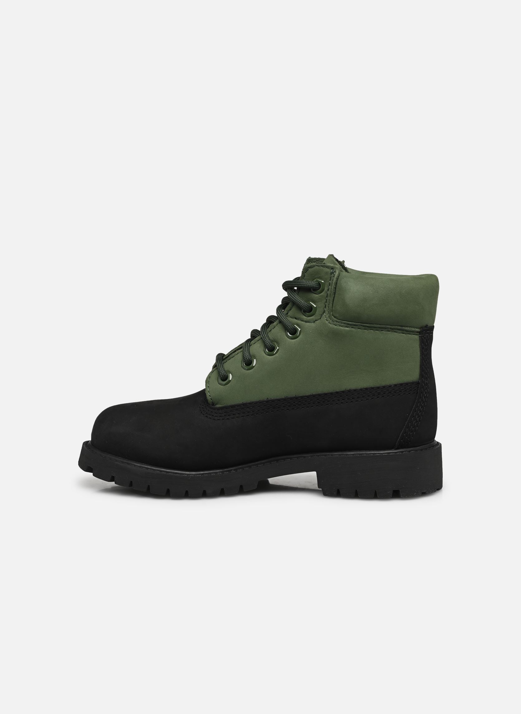 Bottes TIMBERLAND PREMIUM 6 INCH LACE UP WATERP noir Timberland Bottes TIMBERLAND PREMIUM 6 INCH LACE UP WATERP noir BLACK NUBUCK W DARK GREEN