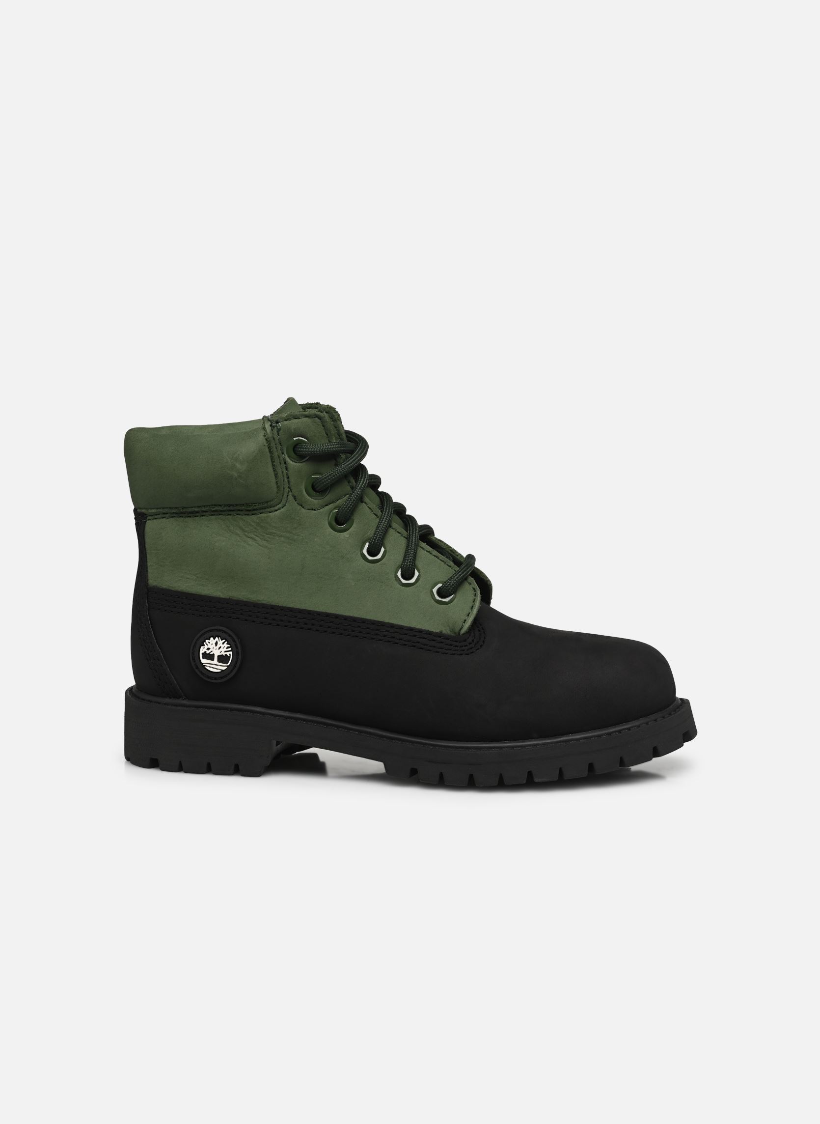 Bottes TIMBERLAND PREMIUM 6 INCH LACE UP WATERP noir Timberland Bottes TIMBERLAND PREMIUM 6 INCH LACE UP WATERP noir BLACK NUBUCK W DARK GREEN